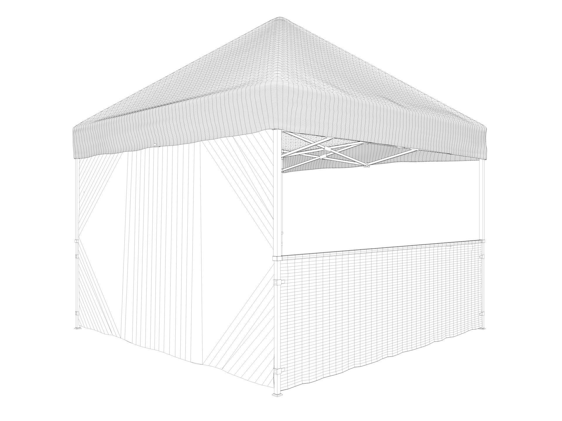 Event Tent 2  4x4 3D model_19