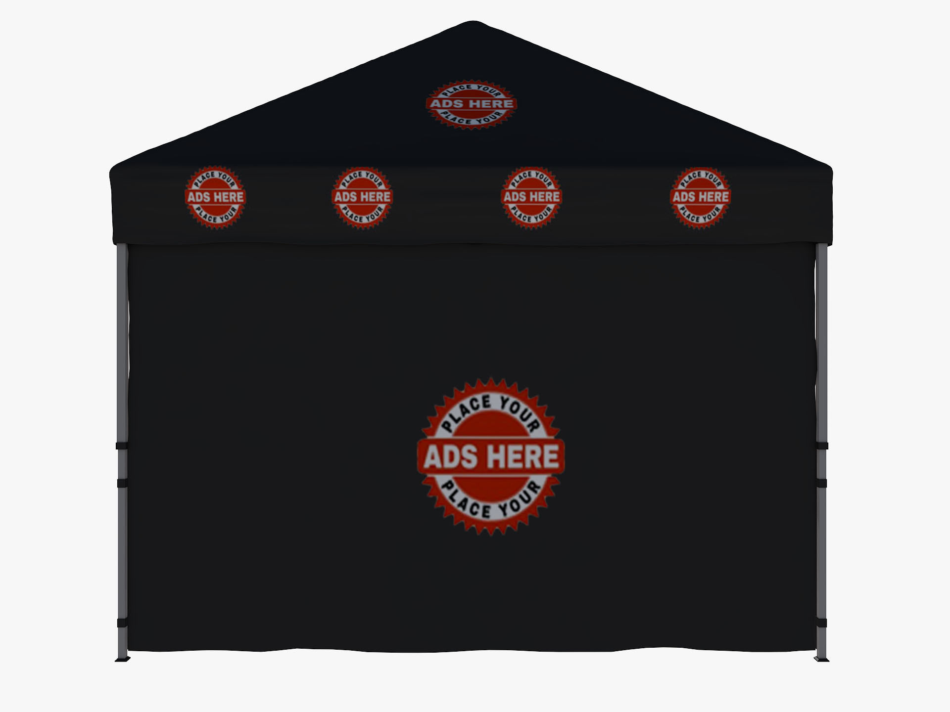 Event Tent 2  4x4 3D model_7