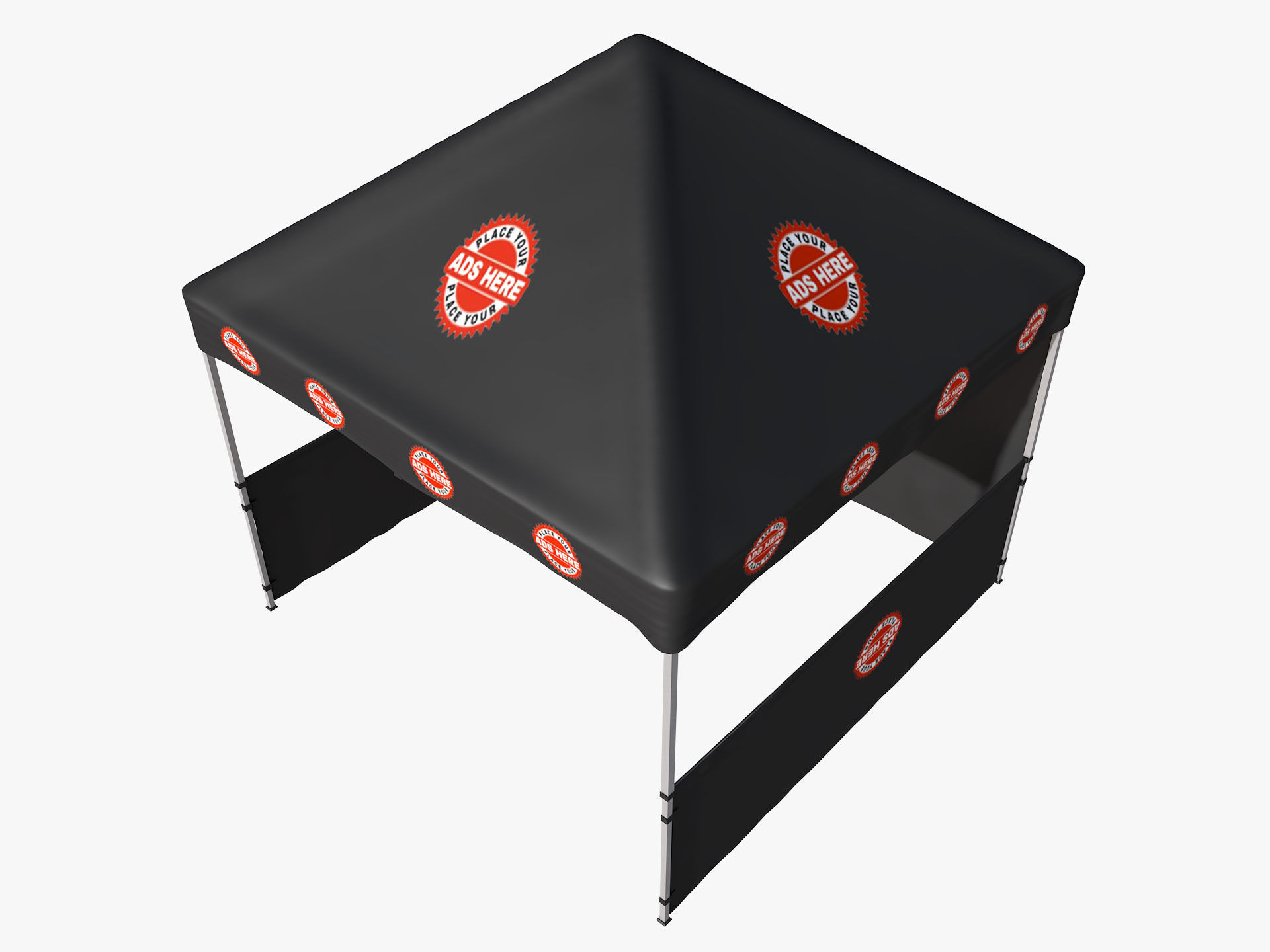Event Tent 2  4x4 3D model_5