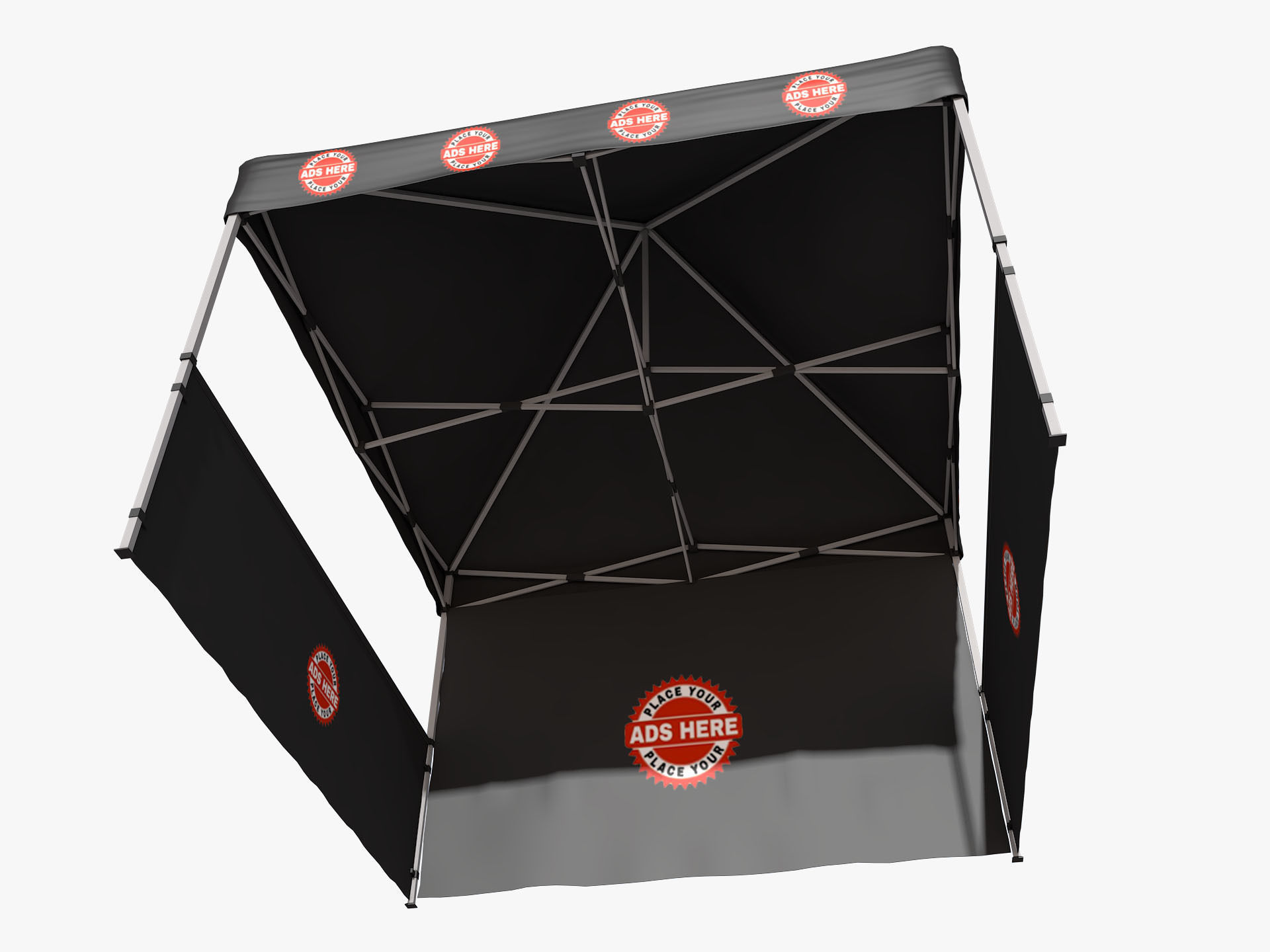 Event Tent 2  4x4 3D model_10