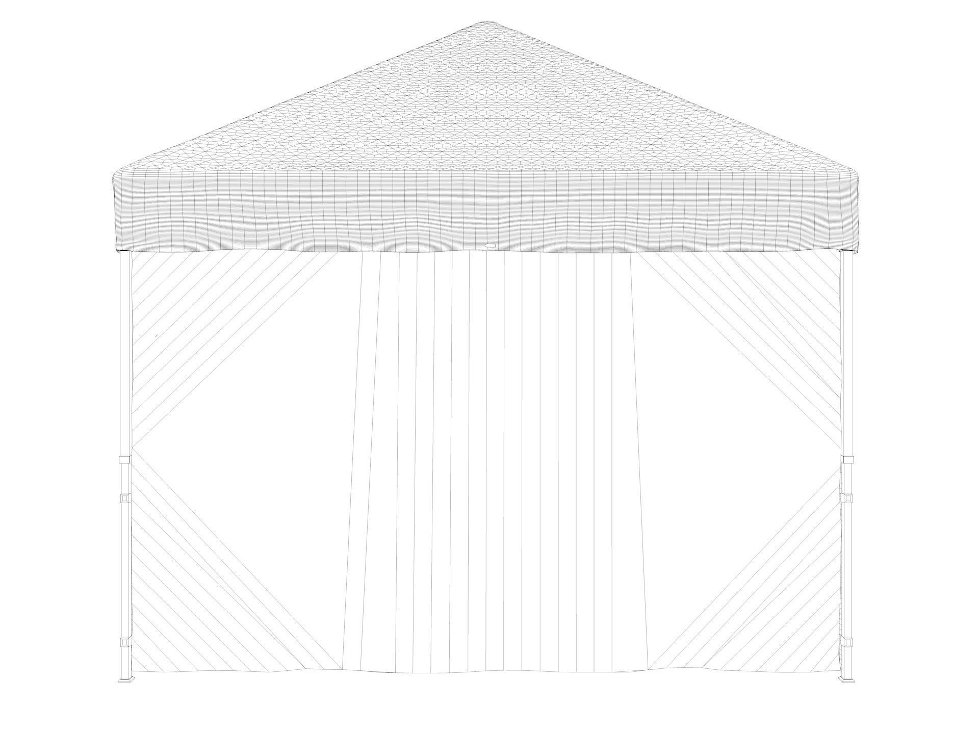 Event Tent 2  4x4 3D model_17