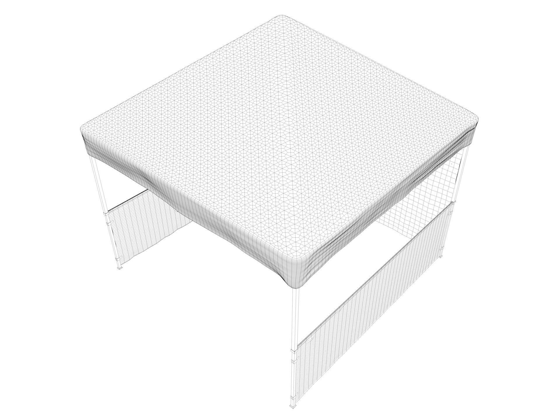 Event Tent 2  4x4 3D model_13