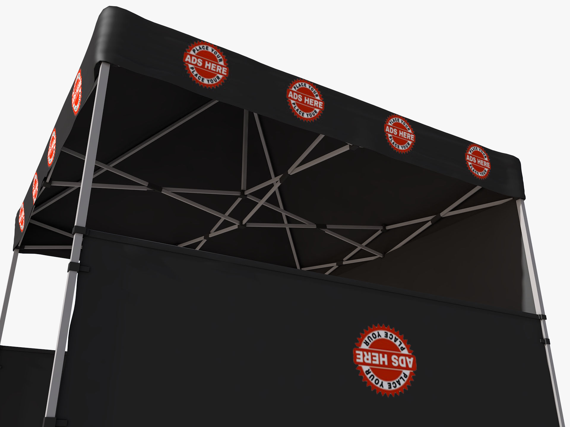 Event Tent 2  4x4 3D model_9