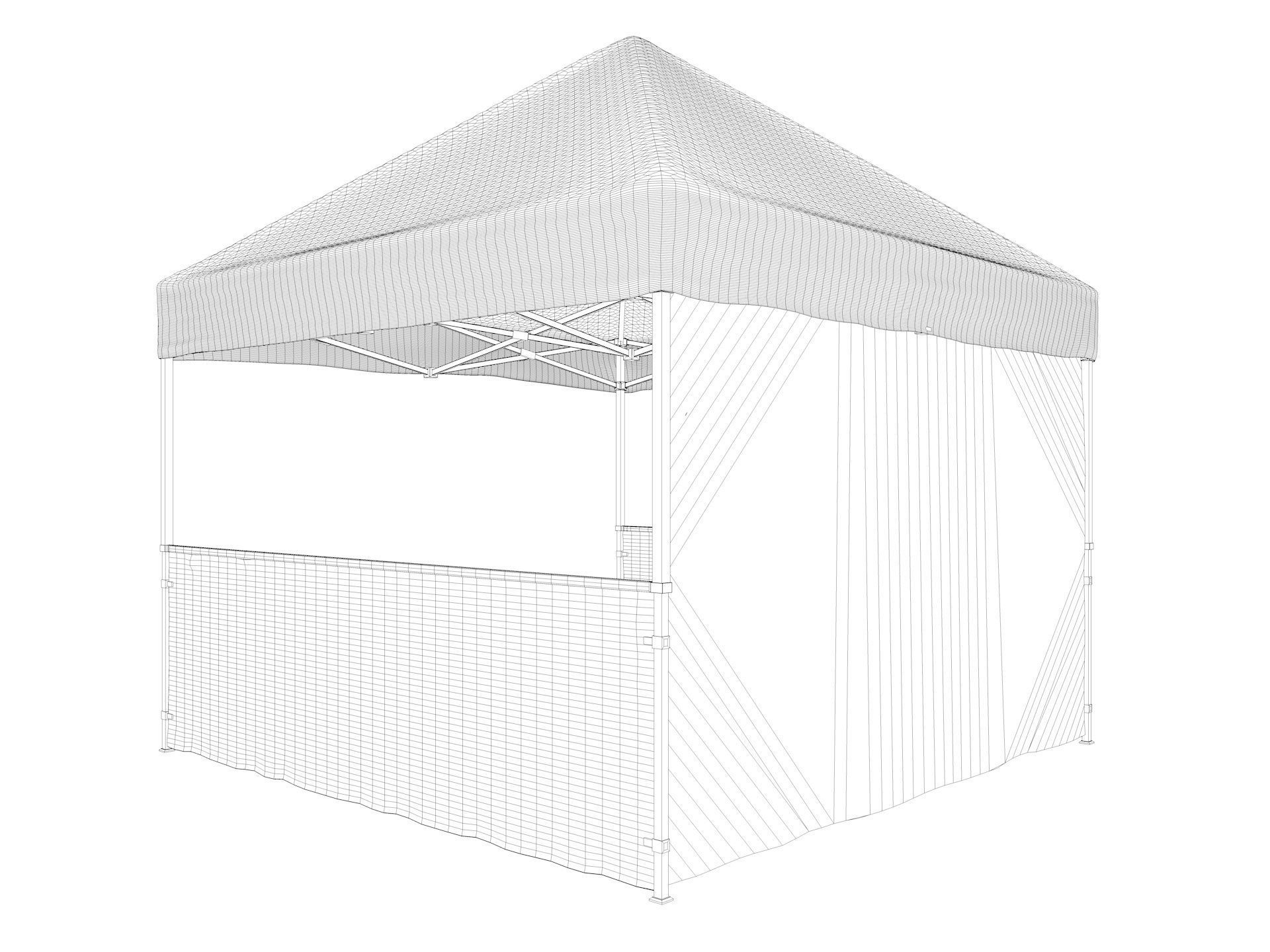 Event Tent 2  4x4 3D model_20