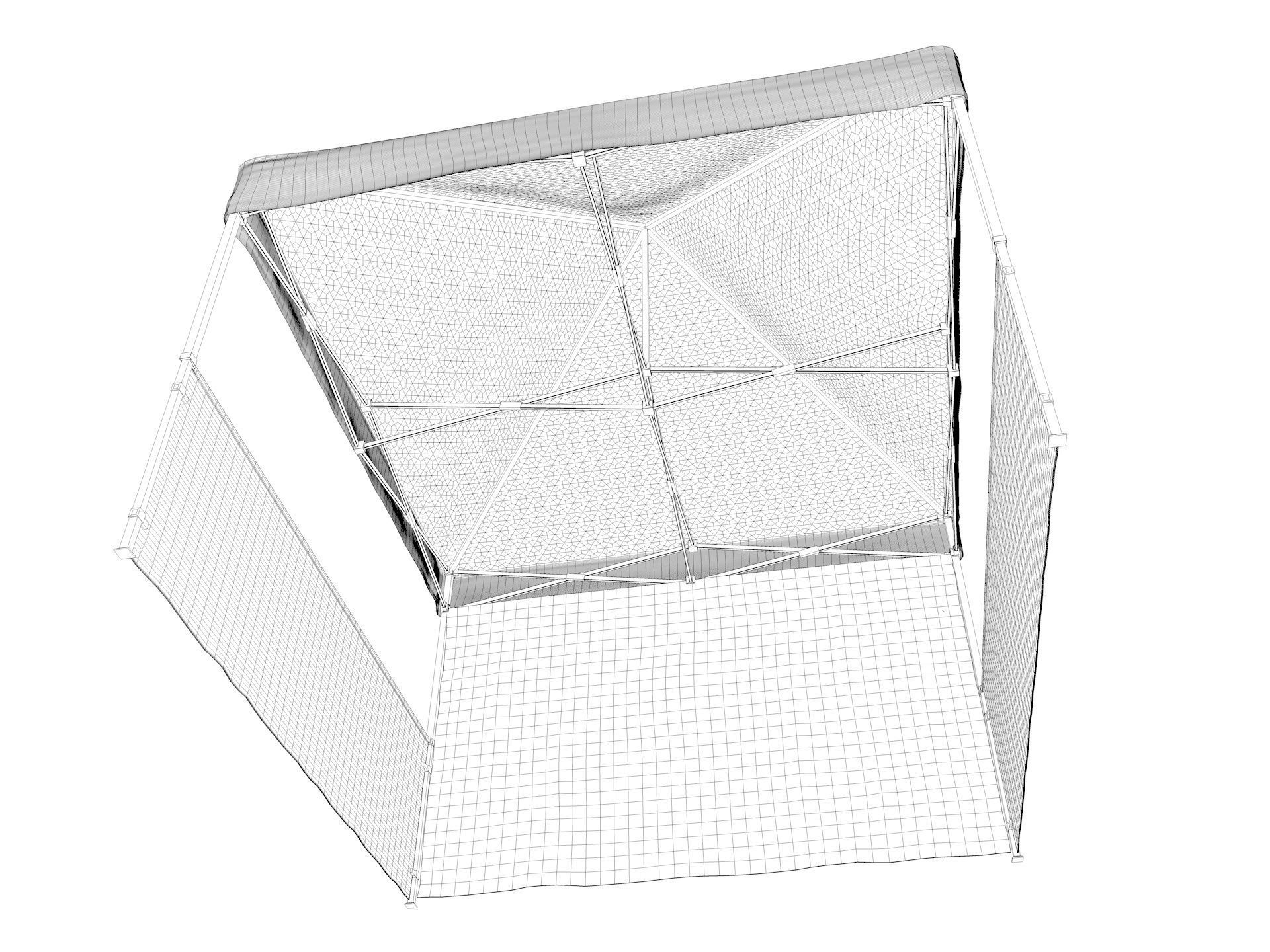 Event Tent 2  4x4 3D model_21