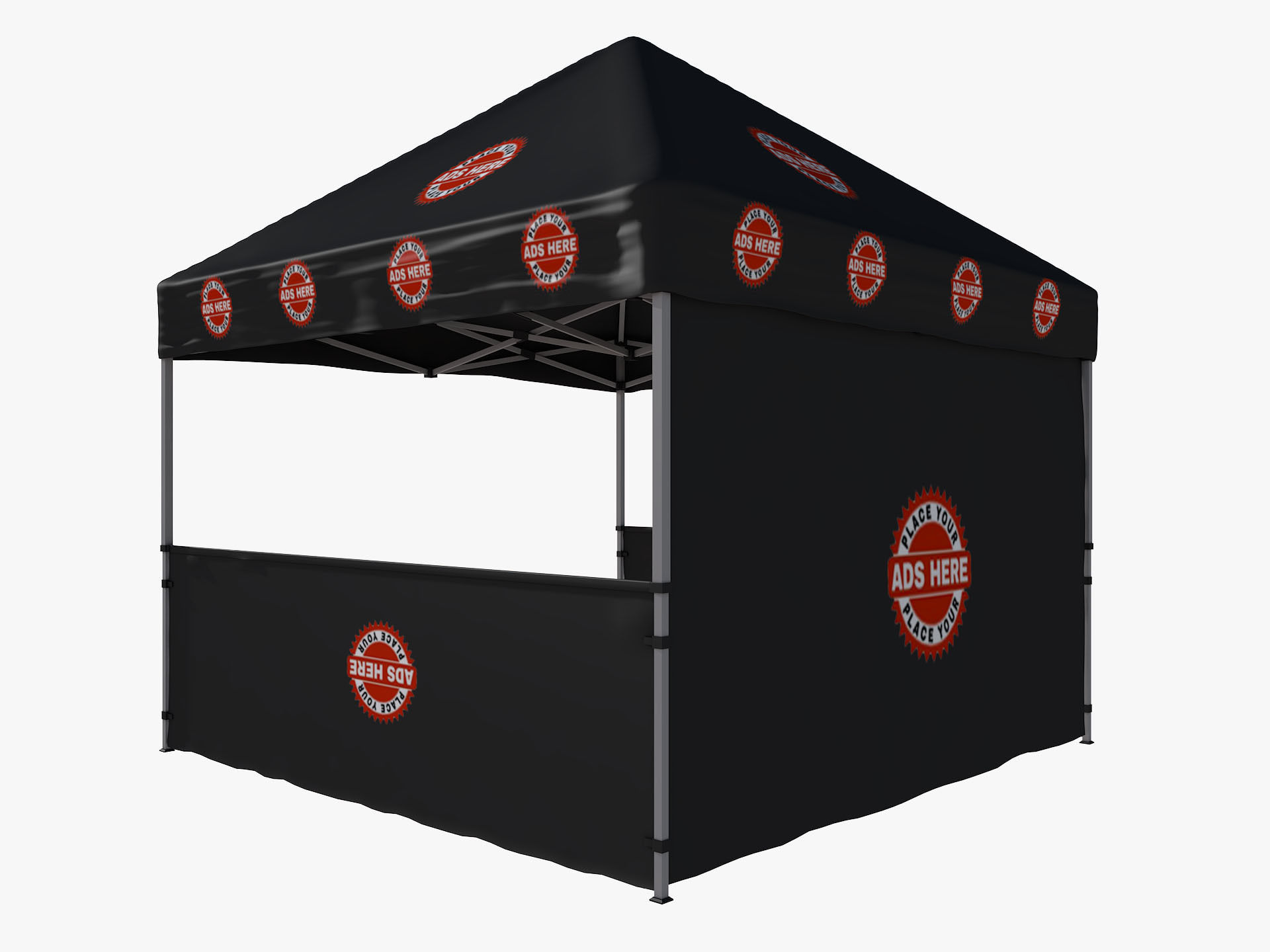 Event Tent 2  4x4 3D model_8
