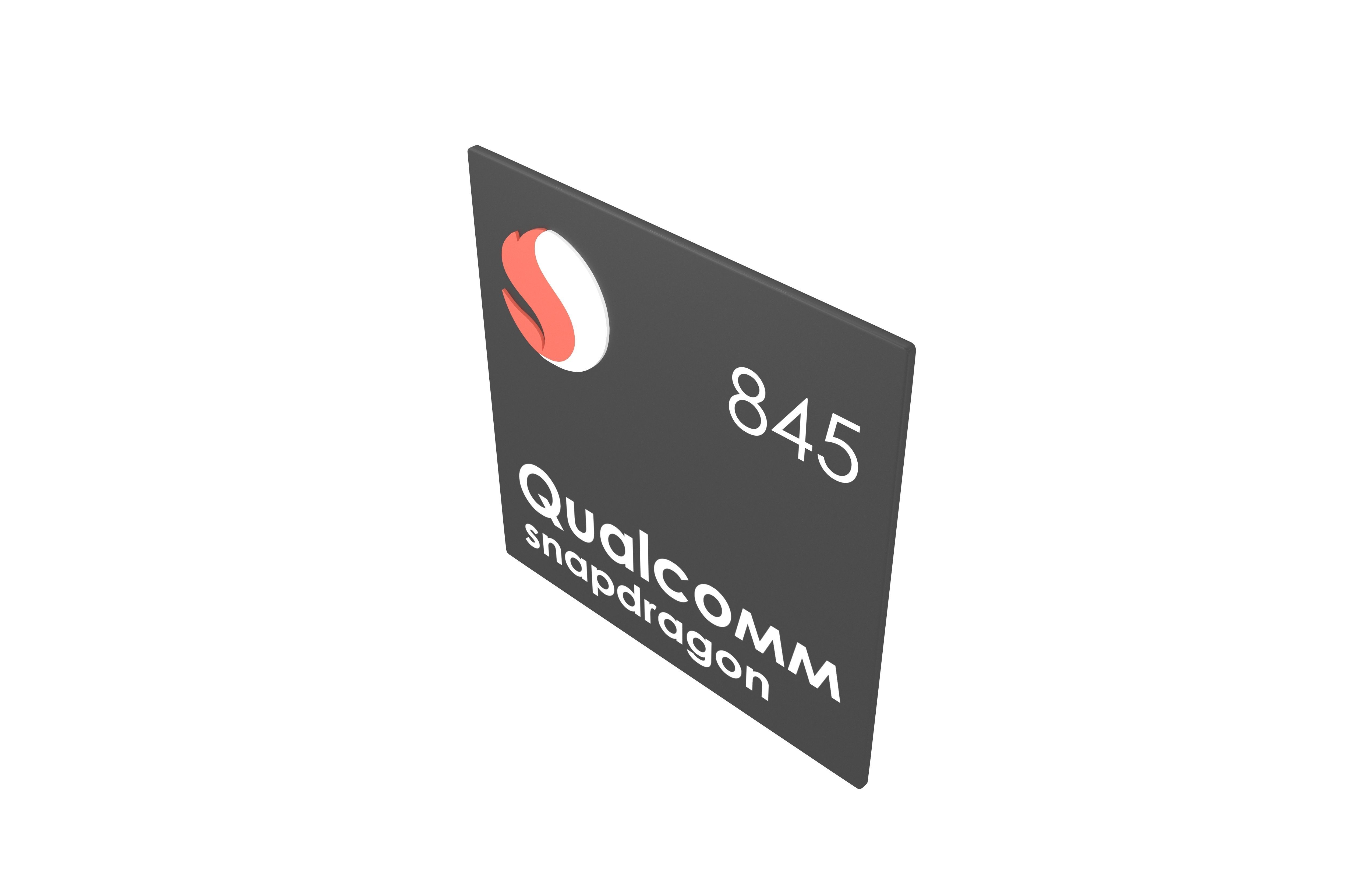 Qualcomm Cpu 845 v1 001 Low-poly 3D model_2