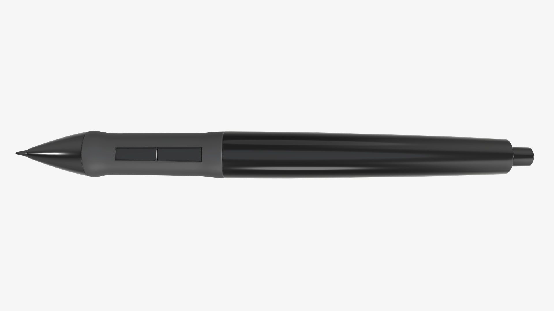 Tablet battery pen with buttons 3D model_4