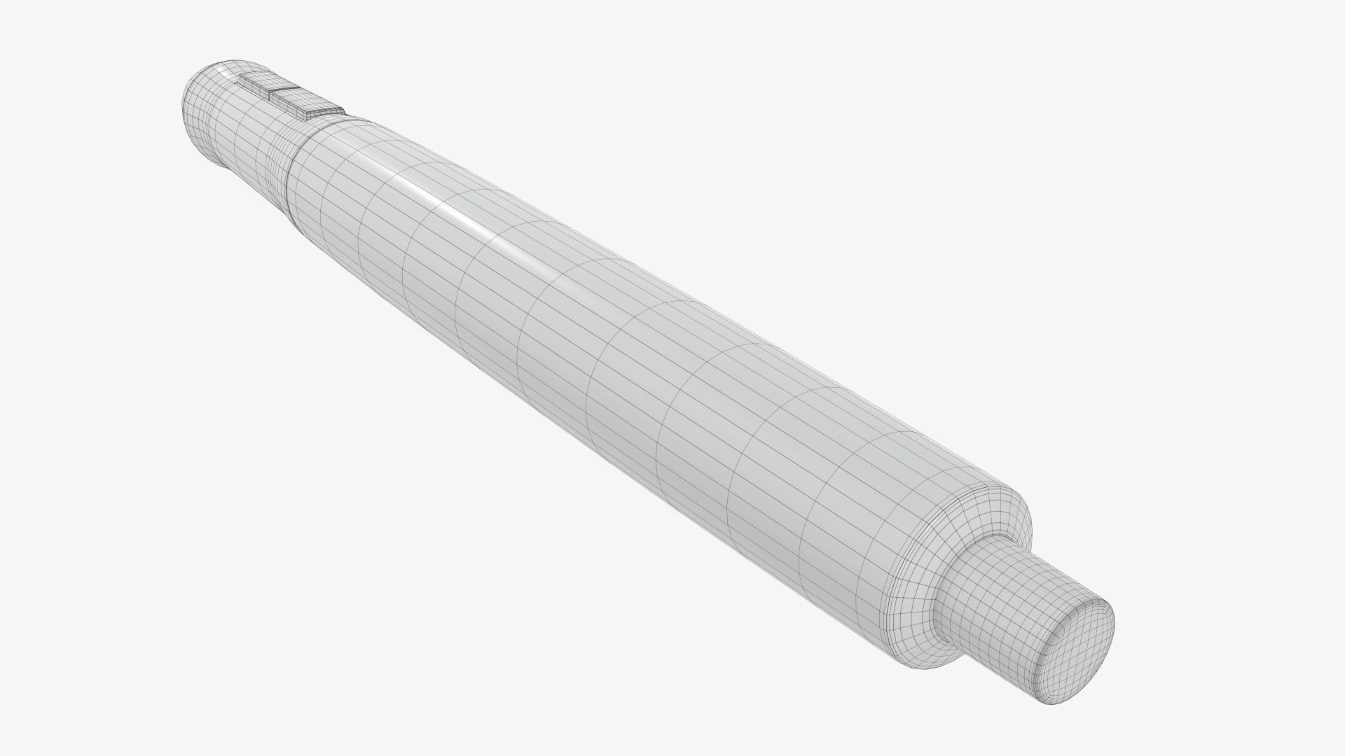 Tablet battery pen with buttons 3D model_9