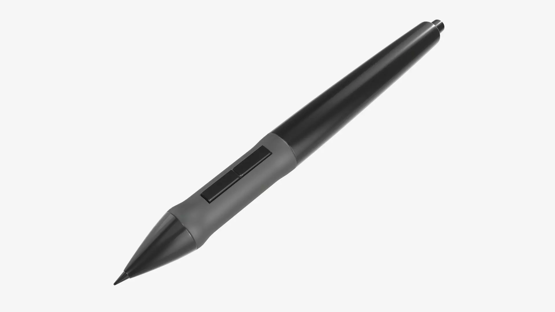 Tablet battery pen with buttons 3D model_0