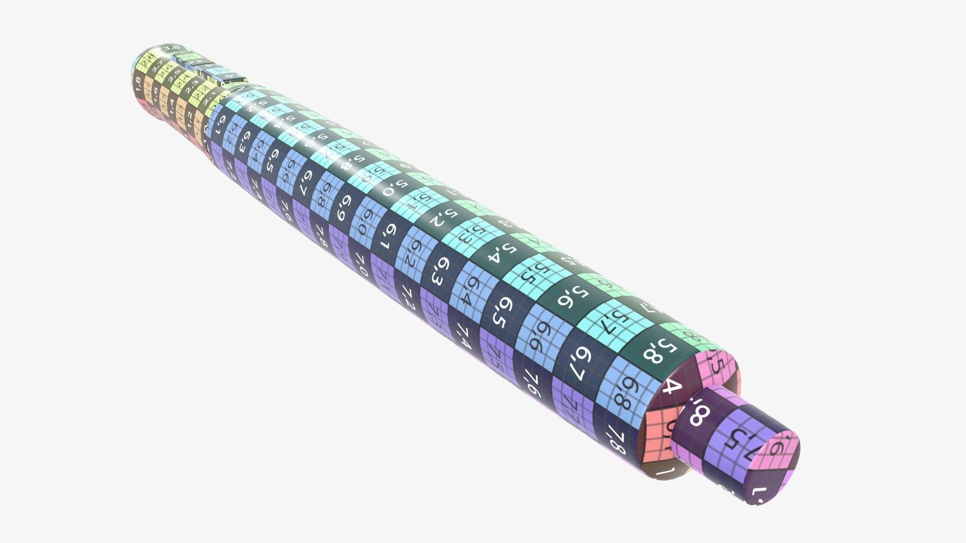 Tablet battery pen with buttons 3D model_15