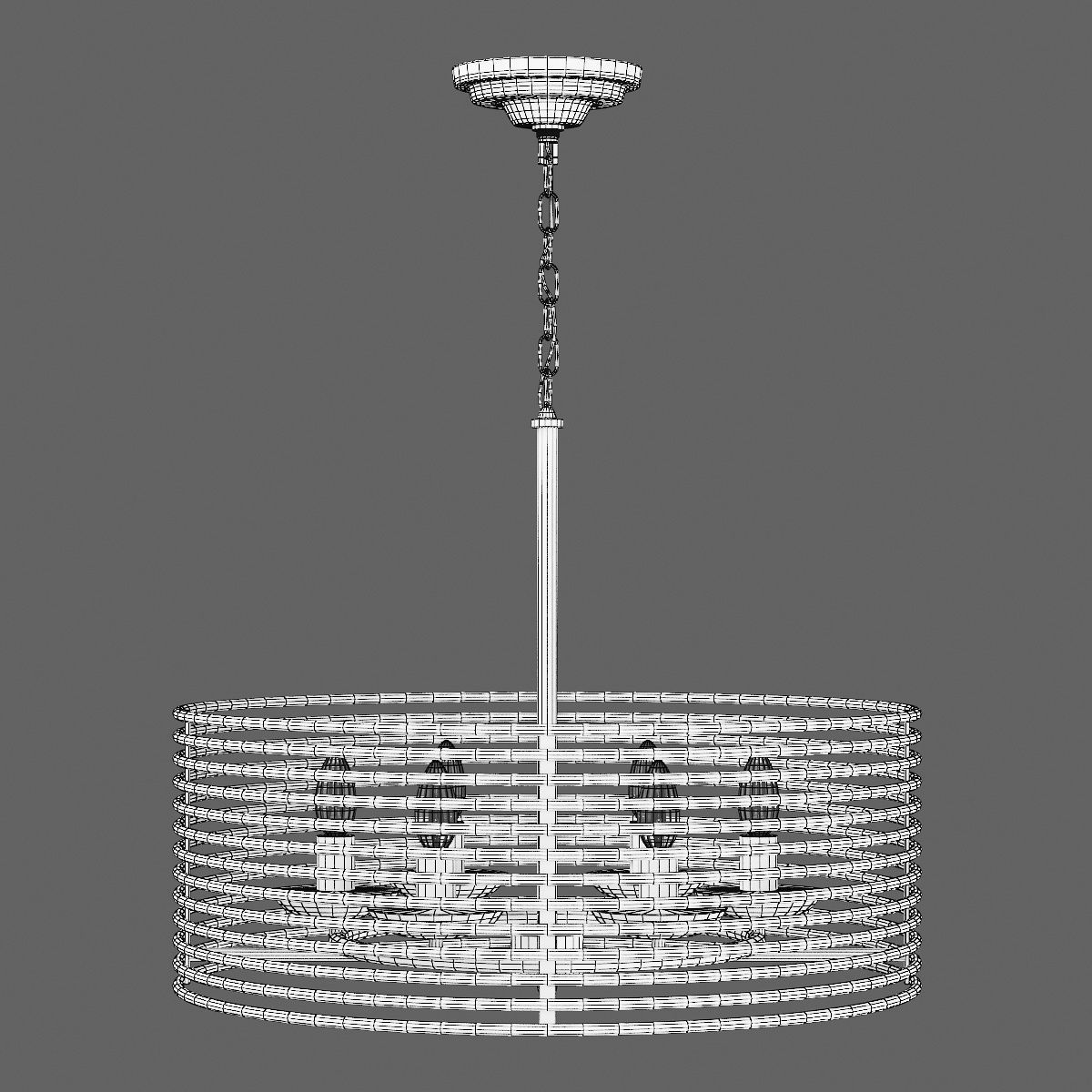 728063 Zeta Lightstar hanging chandelier 3D model_7