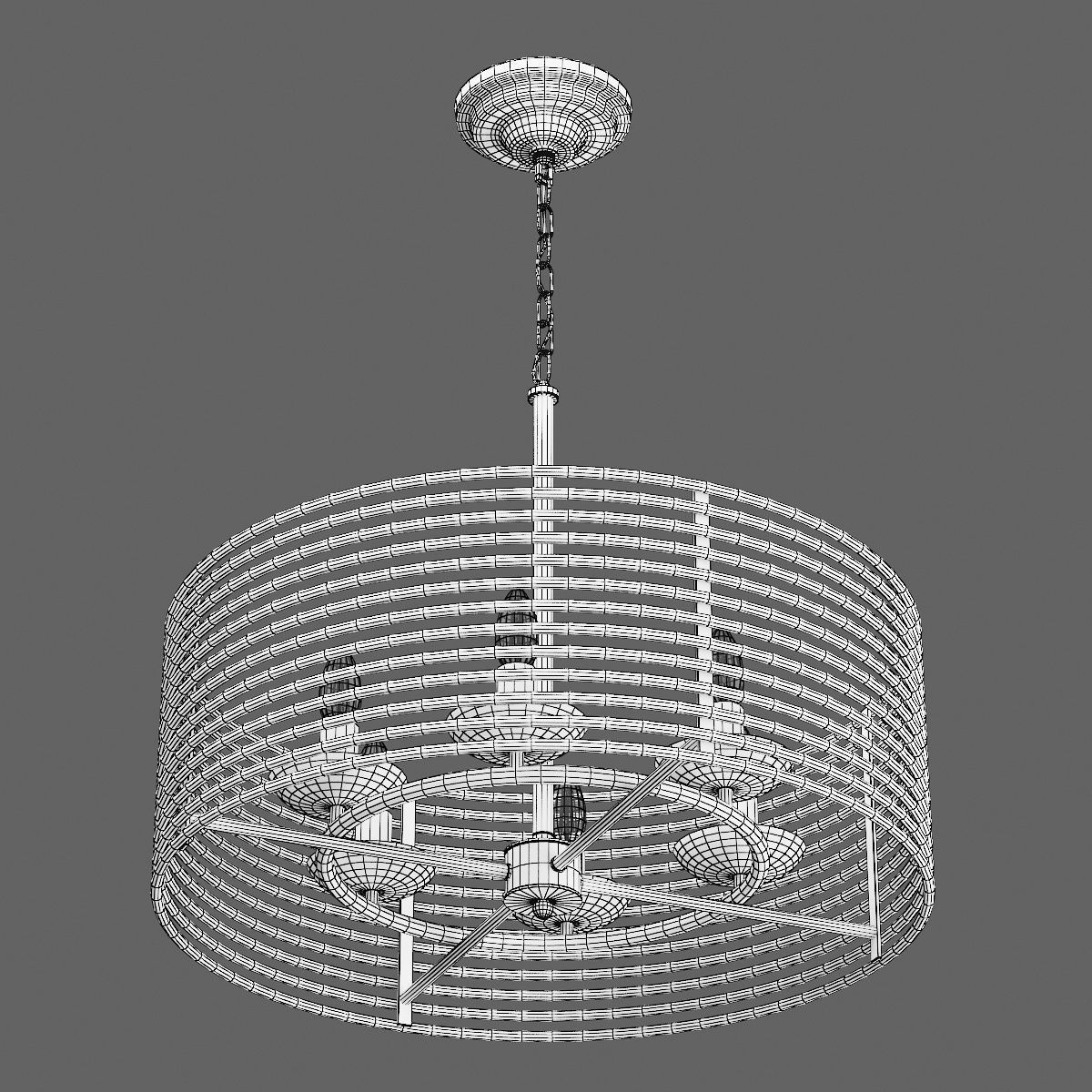 728063 Zeta Lightstar hanging chandelier 3D model_6