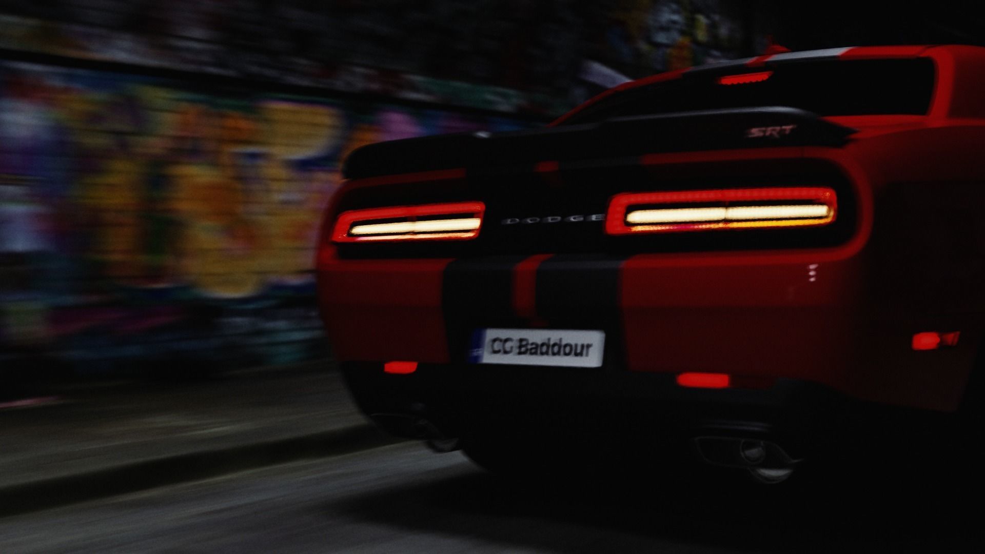 Dodge Challenger  3D model_10