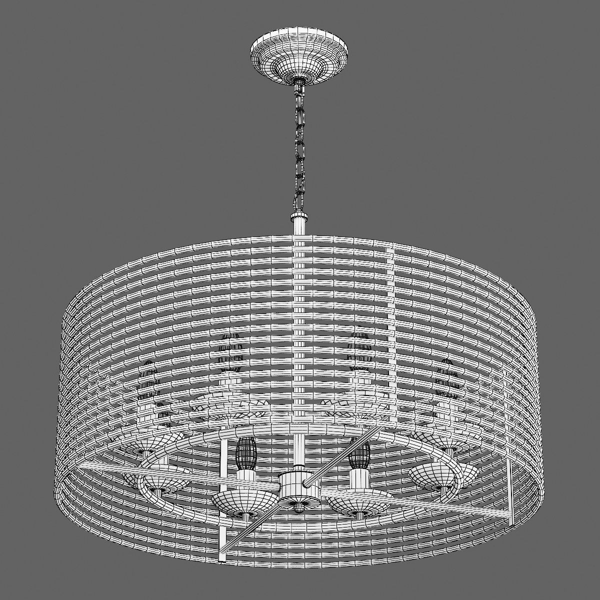 728083 Zeta Lightstar hanging chandelier 3D model_6