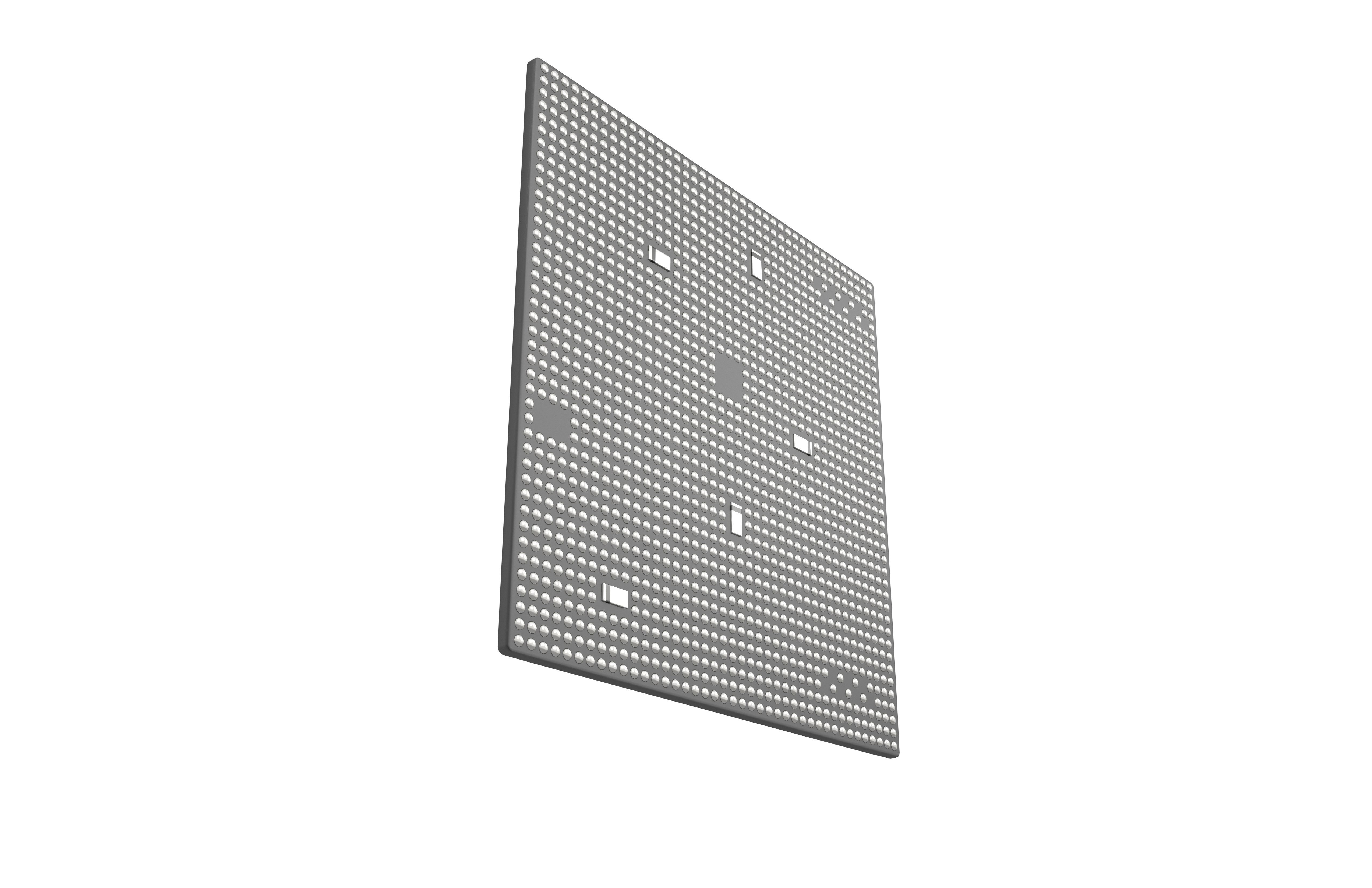 Qualcomm Cpu 865 v1 001 Low-poly 3D model_4