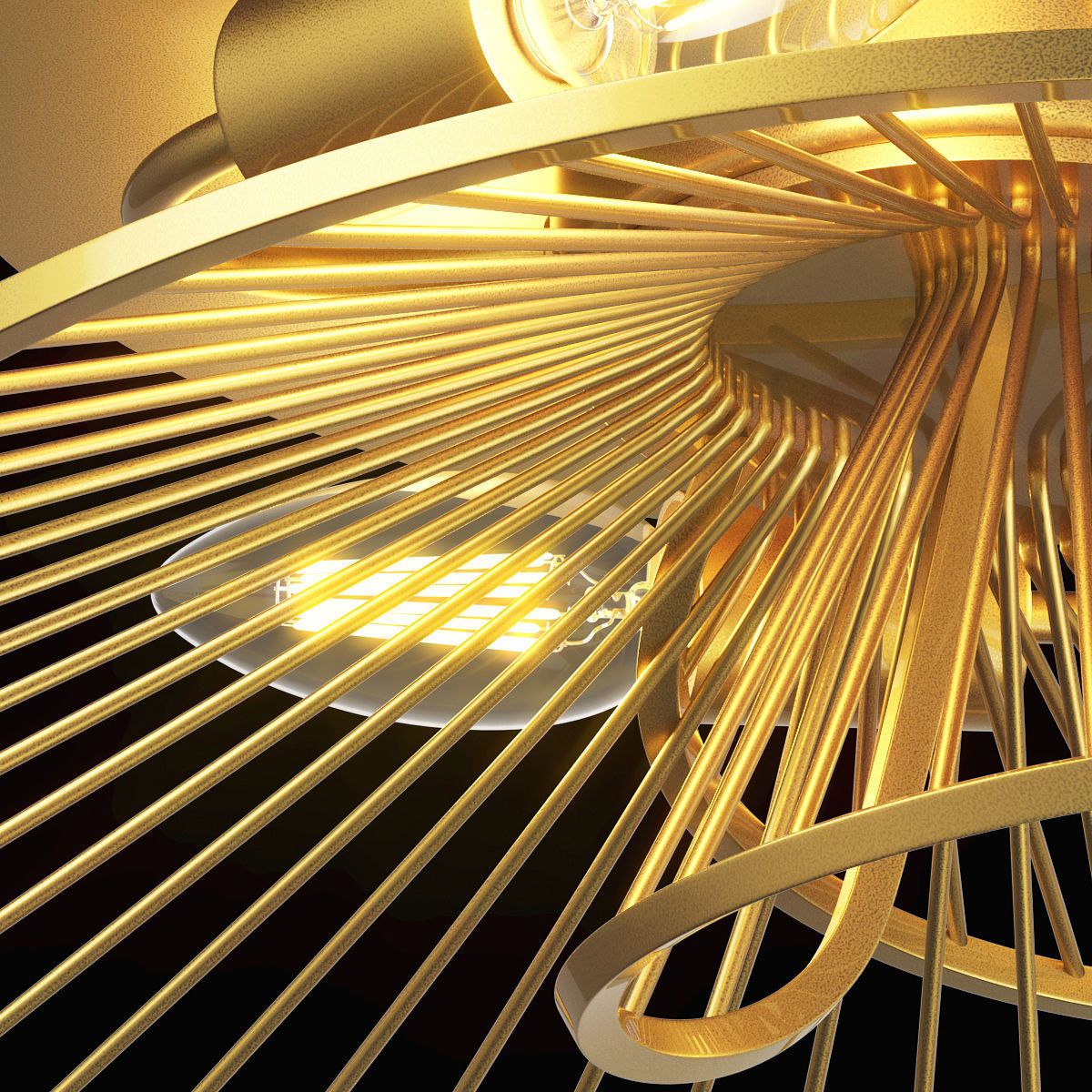 728133 Zeta Lightstar ceiling chandelier 3D model_2