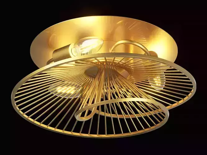 728133 Zeta Lightstar ceiling chandelier 3D model