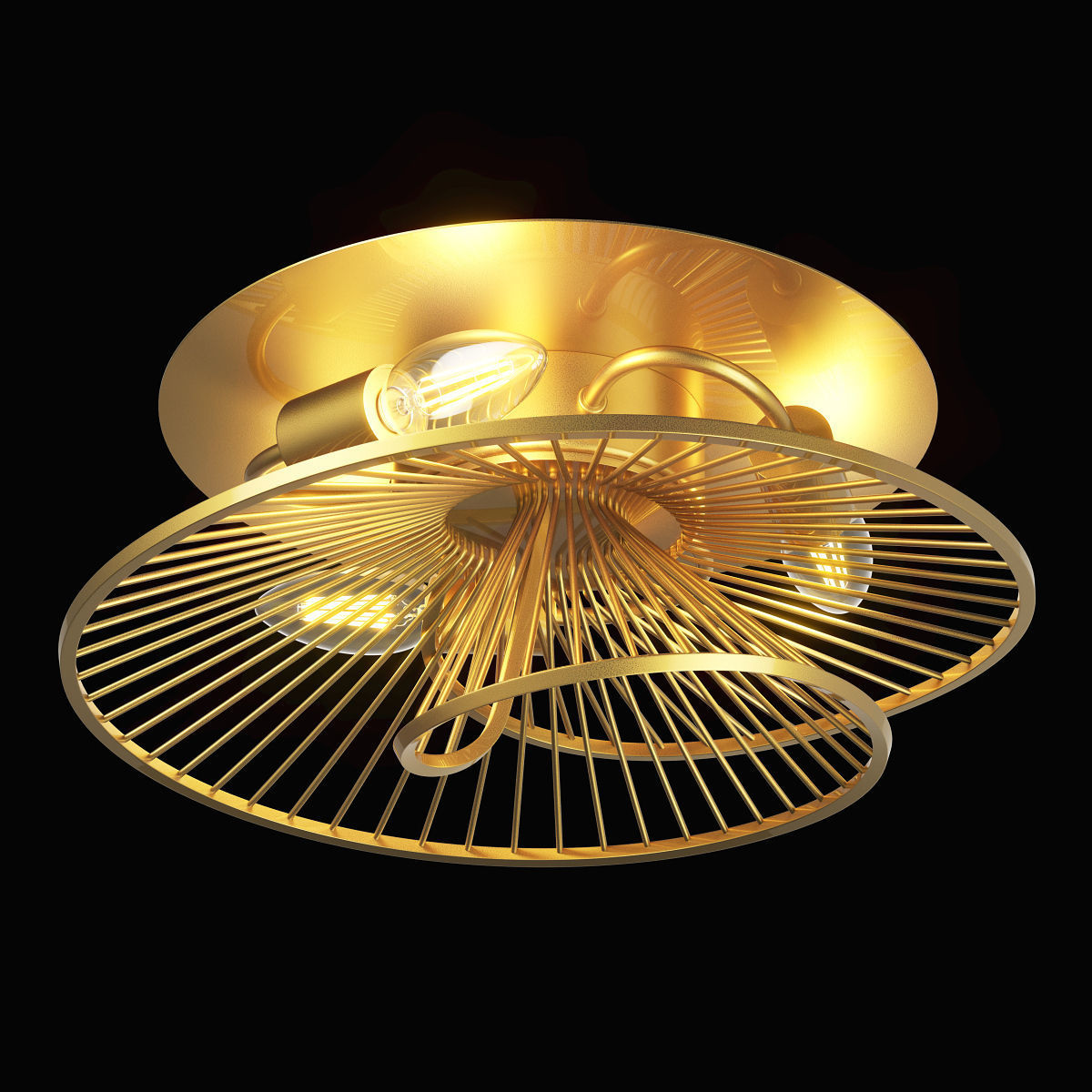 728133 Zeta Lightstar ceiling chandelier 3D model_9