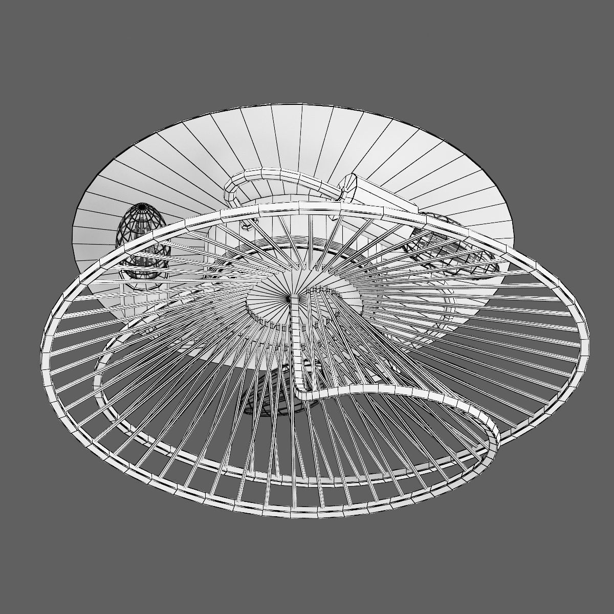 728133 Zeta Lightstar ceiling chandelier 3D model_5