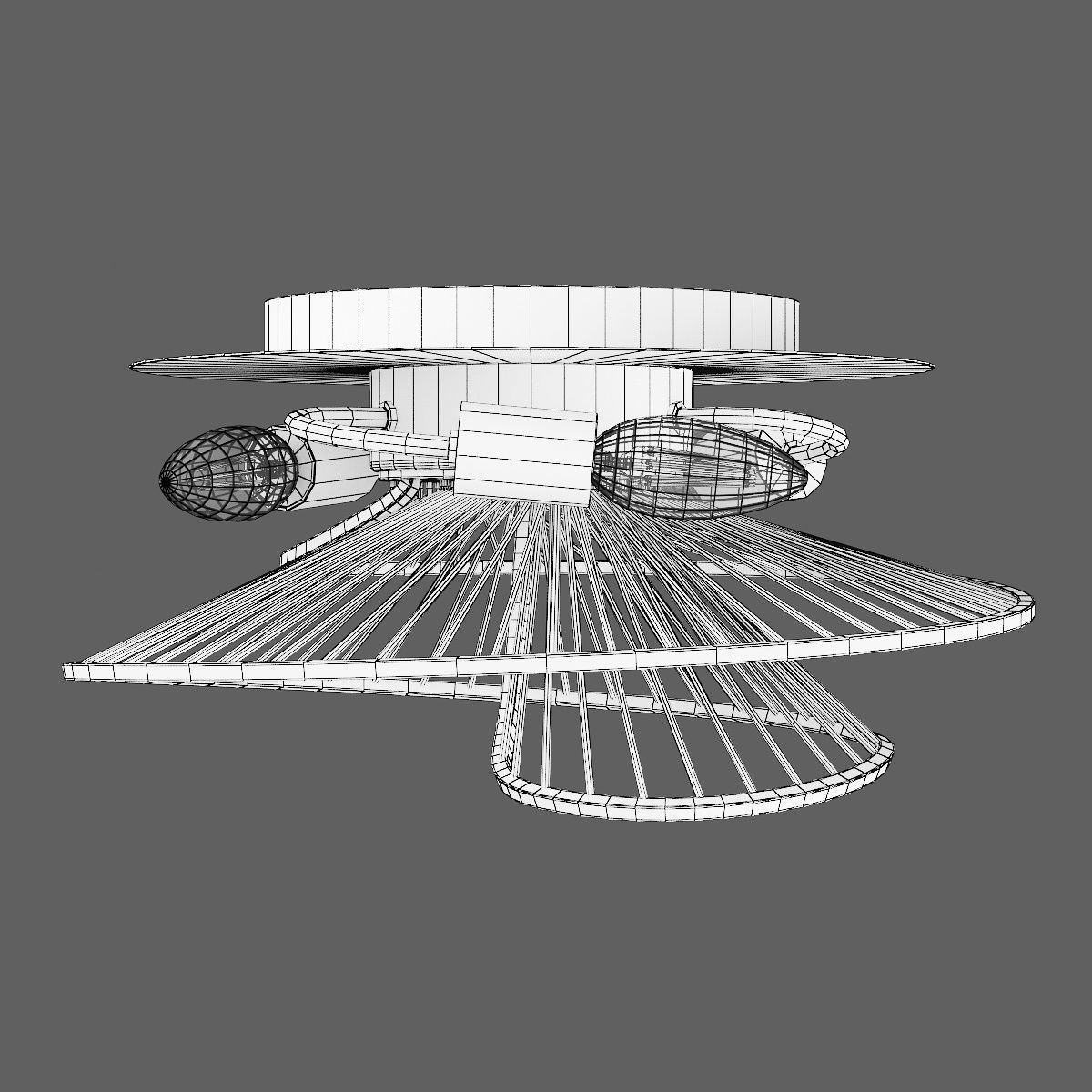 728133 Zeta Lightstar ceiling chandelier 3D model_6