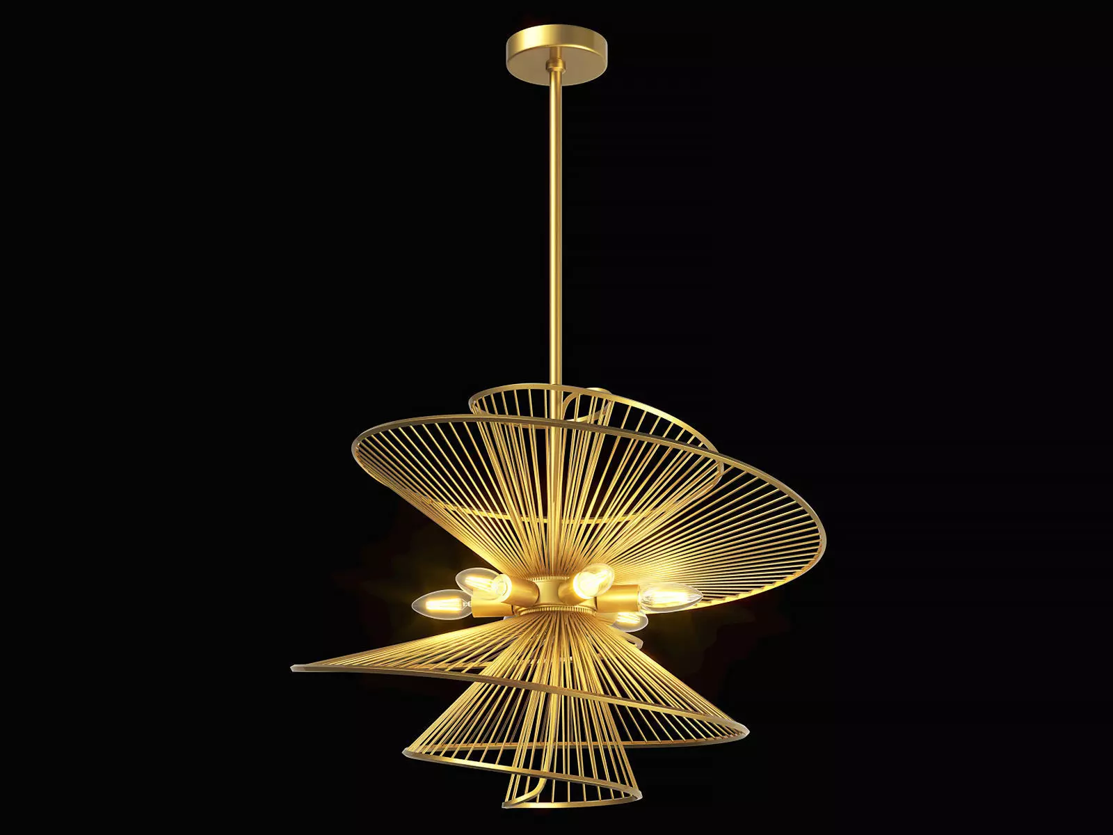 728163 Zeta Lightstar ceiling chandelier 3D model_0