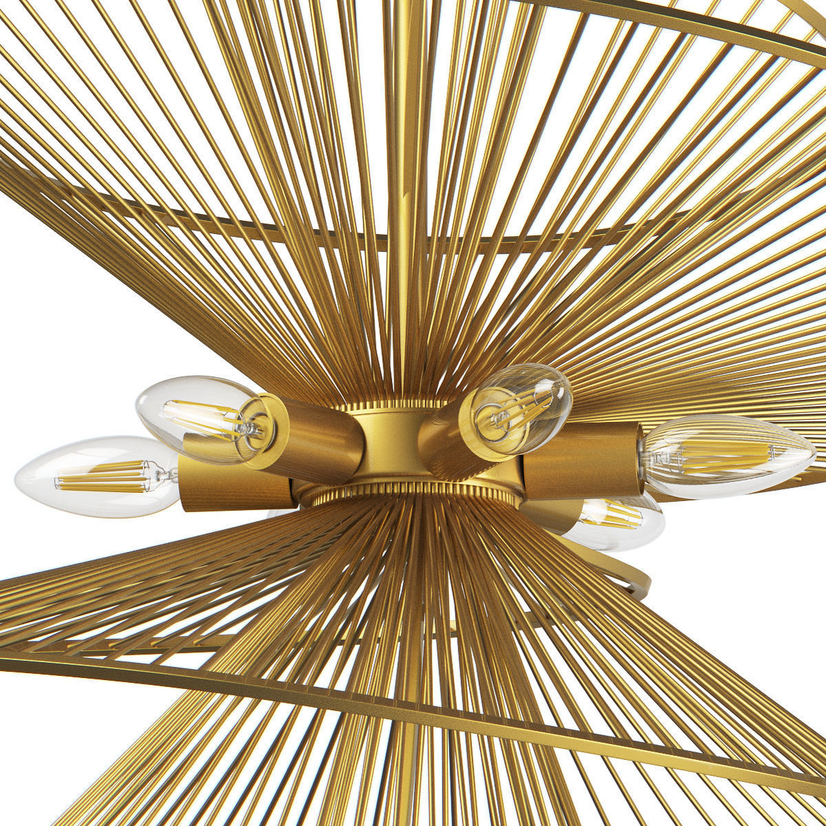 728163 Zeta Lightstar ceiling chandelier 3D model_4