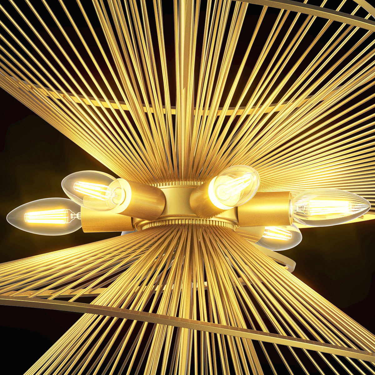 728163 Zeta Lightstar ceiling chandelier 3D model_3