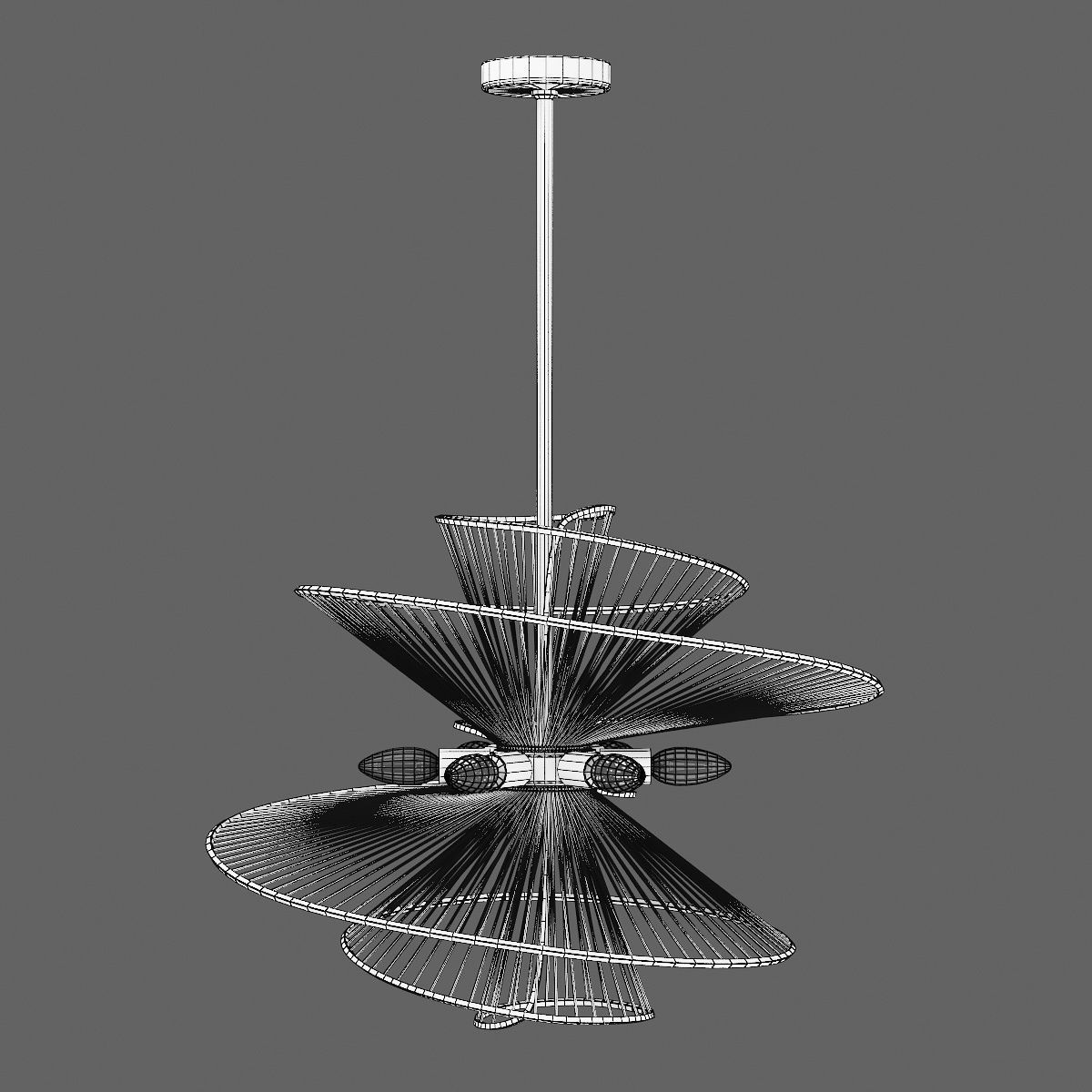 728163 Zeta Lightstar ceiling chandelier 3D model_7