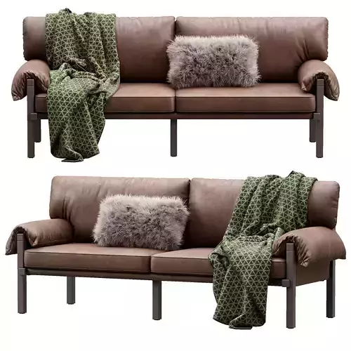 Lita Leather Sofa by Urban Outfitters