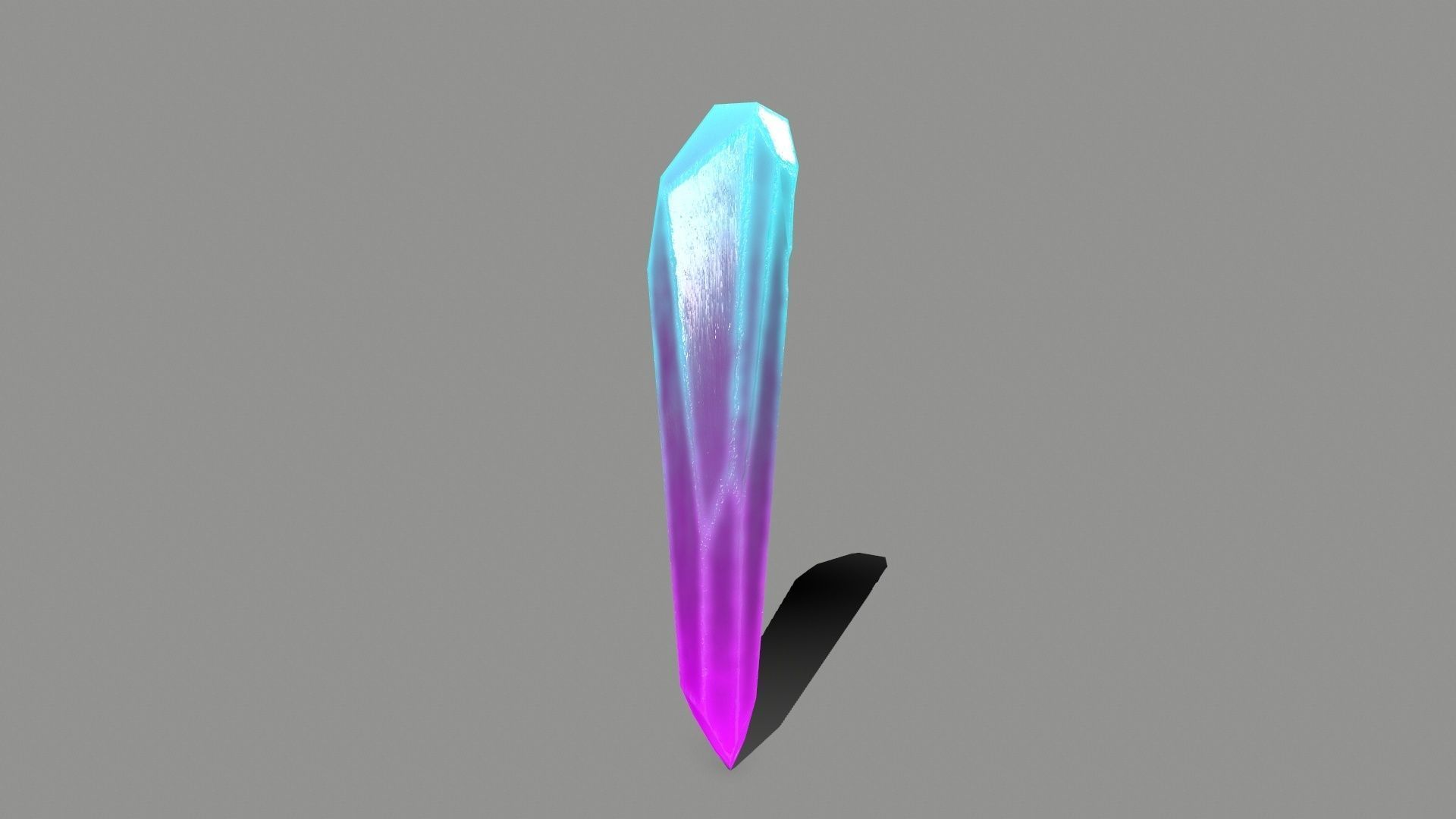 Crystal Set Low-poly 3D model_3
