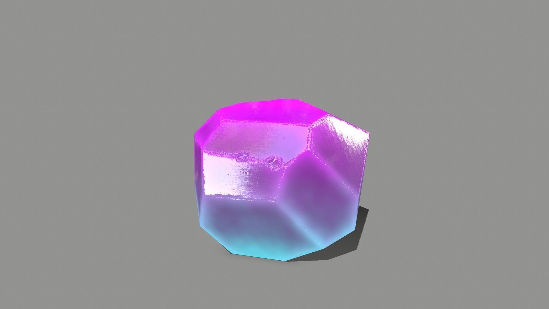 Crystal Set Low-poly 3D model_8
