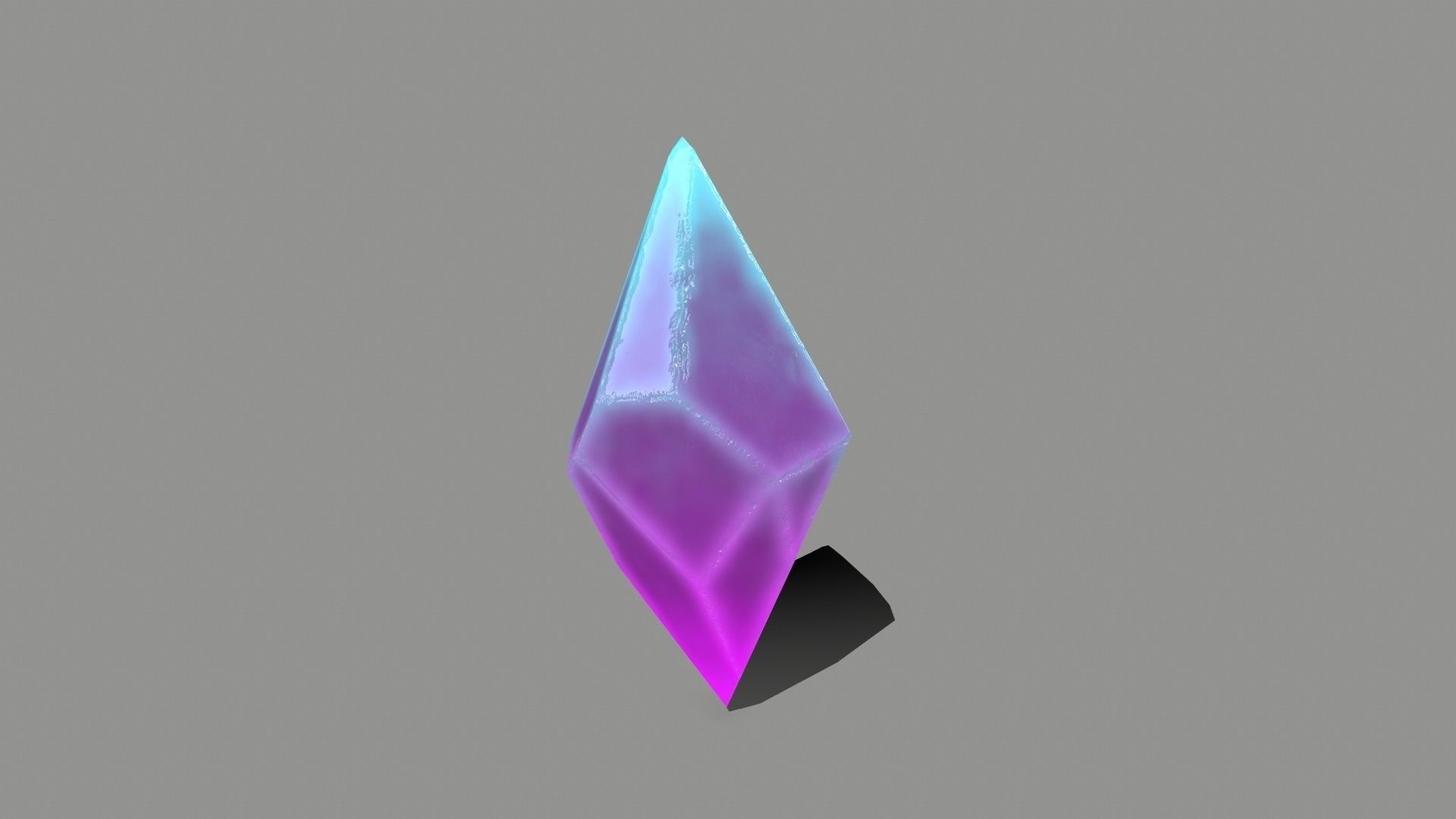 Crystal Set Low-poly 3D model_10