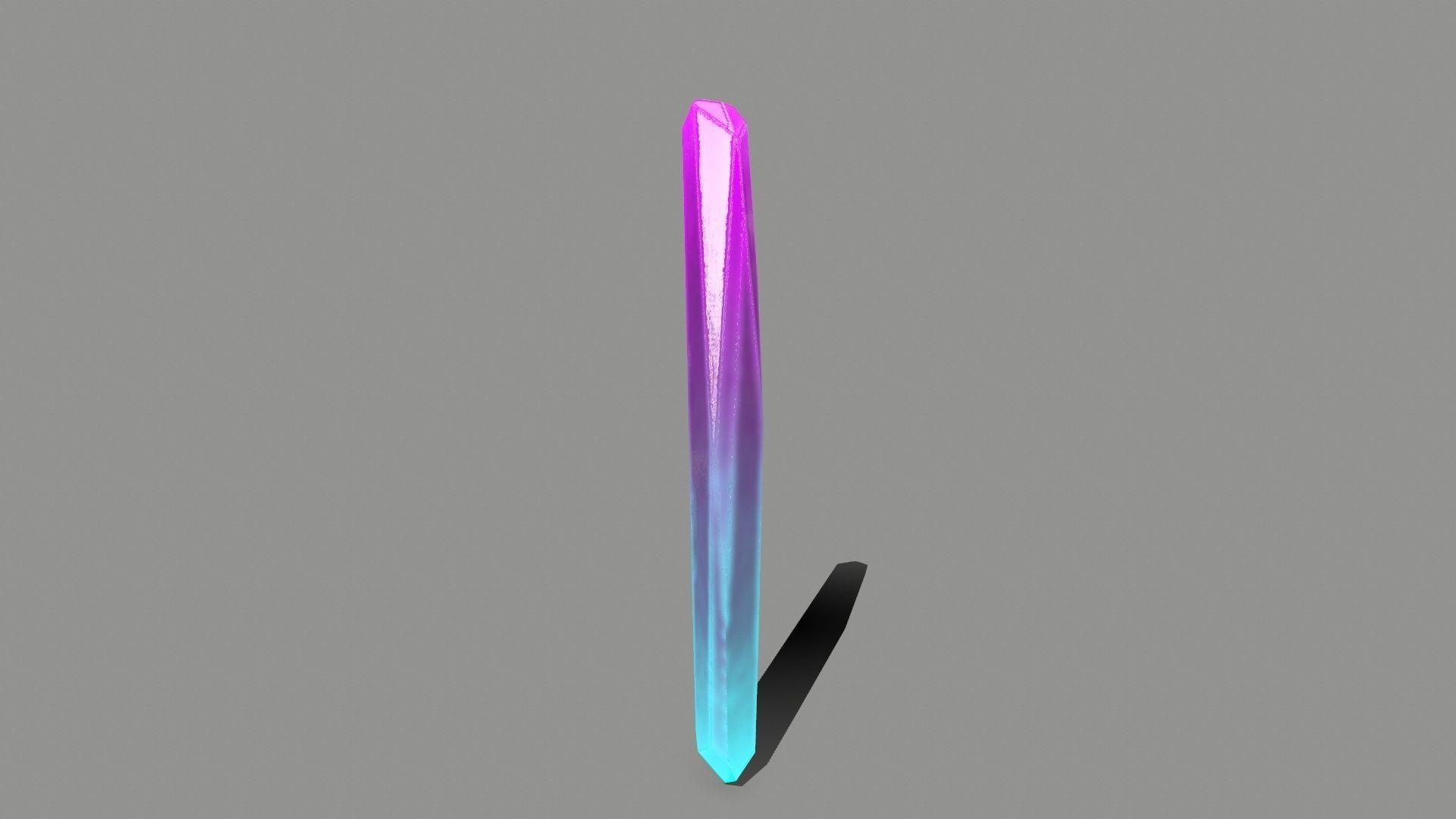 Crystal Set Low-poly 3D model_4