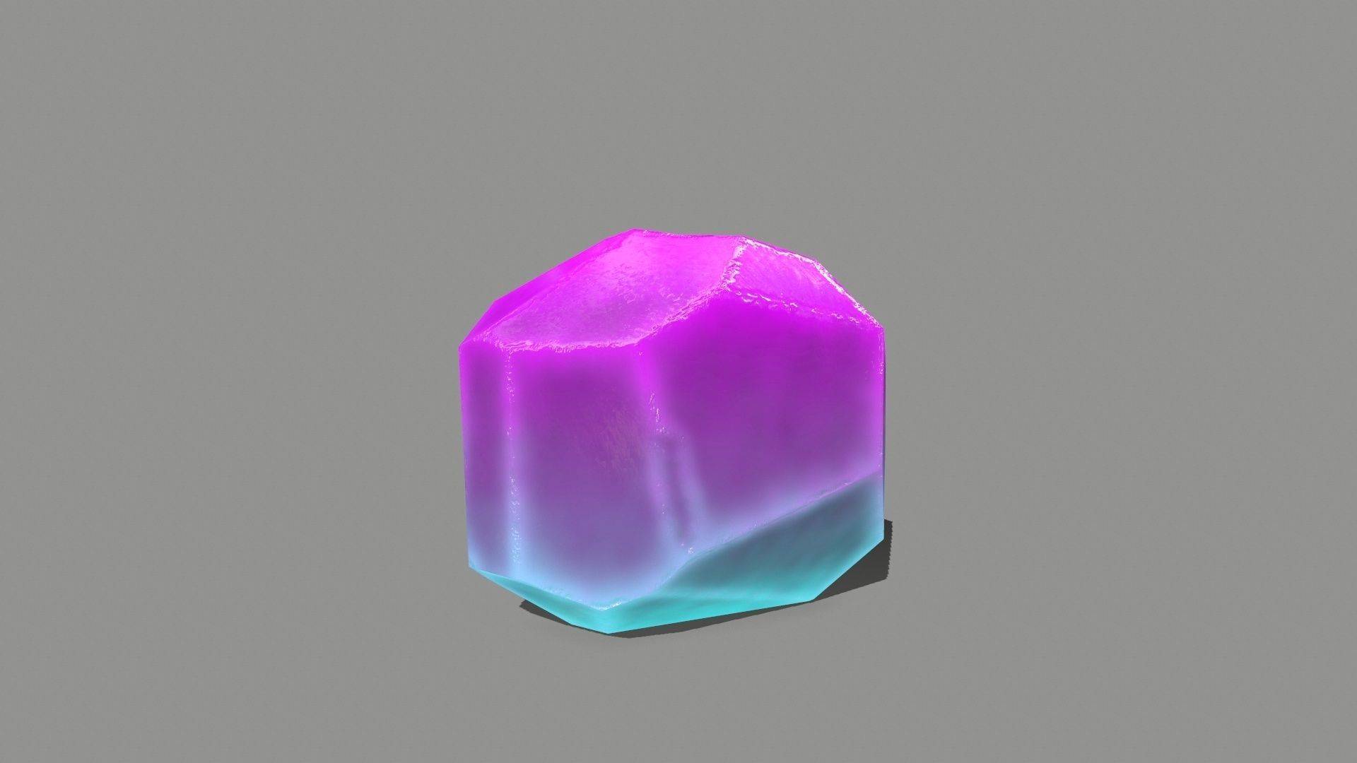 Crystal Set Low-poly 3D model_9