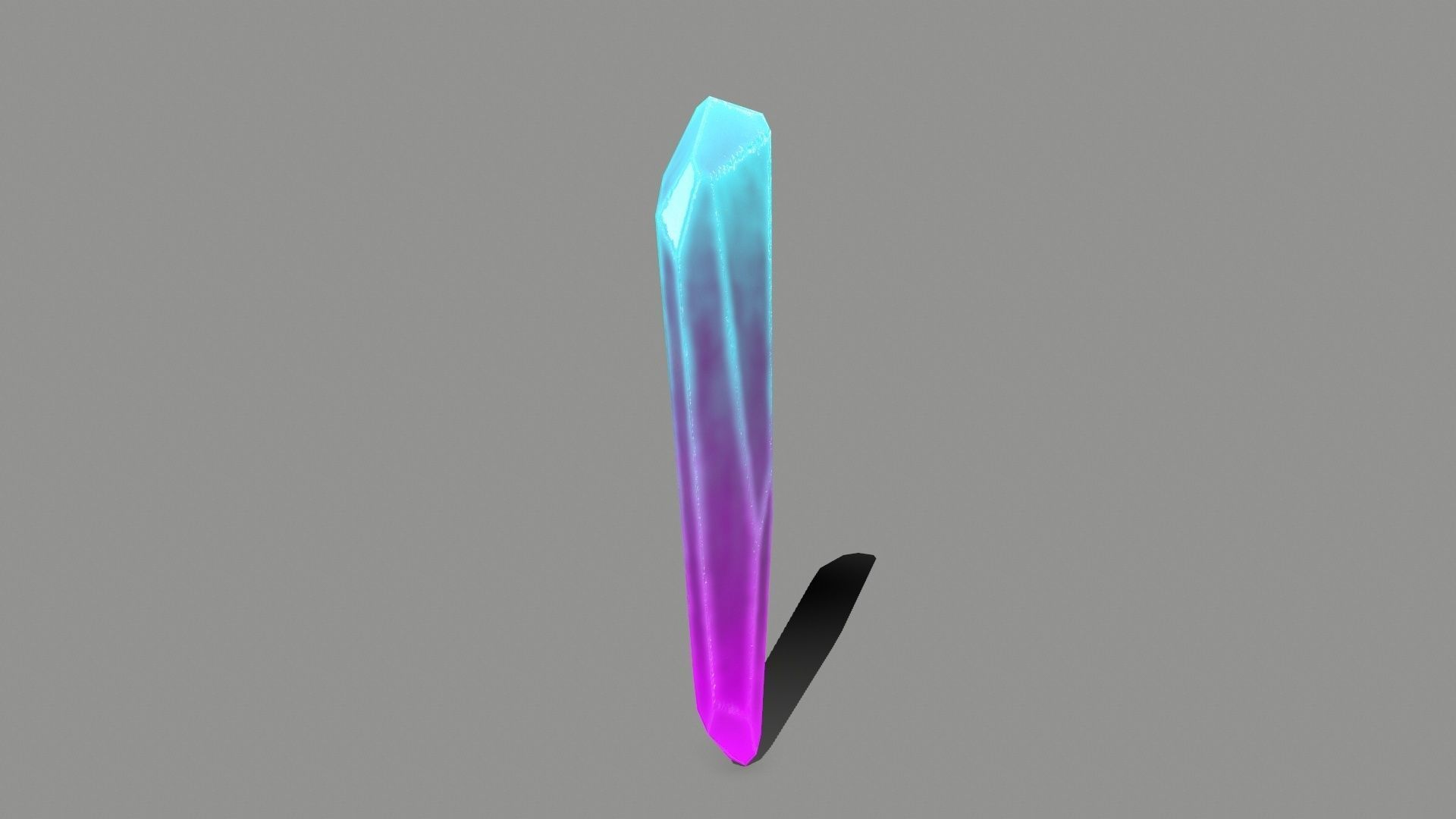 Crystal Set Low-poly 3D model_2
