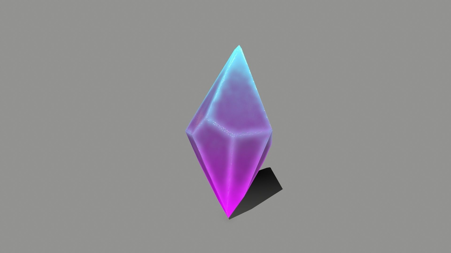 Crystal Set Low-poly 3D model_11