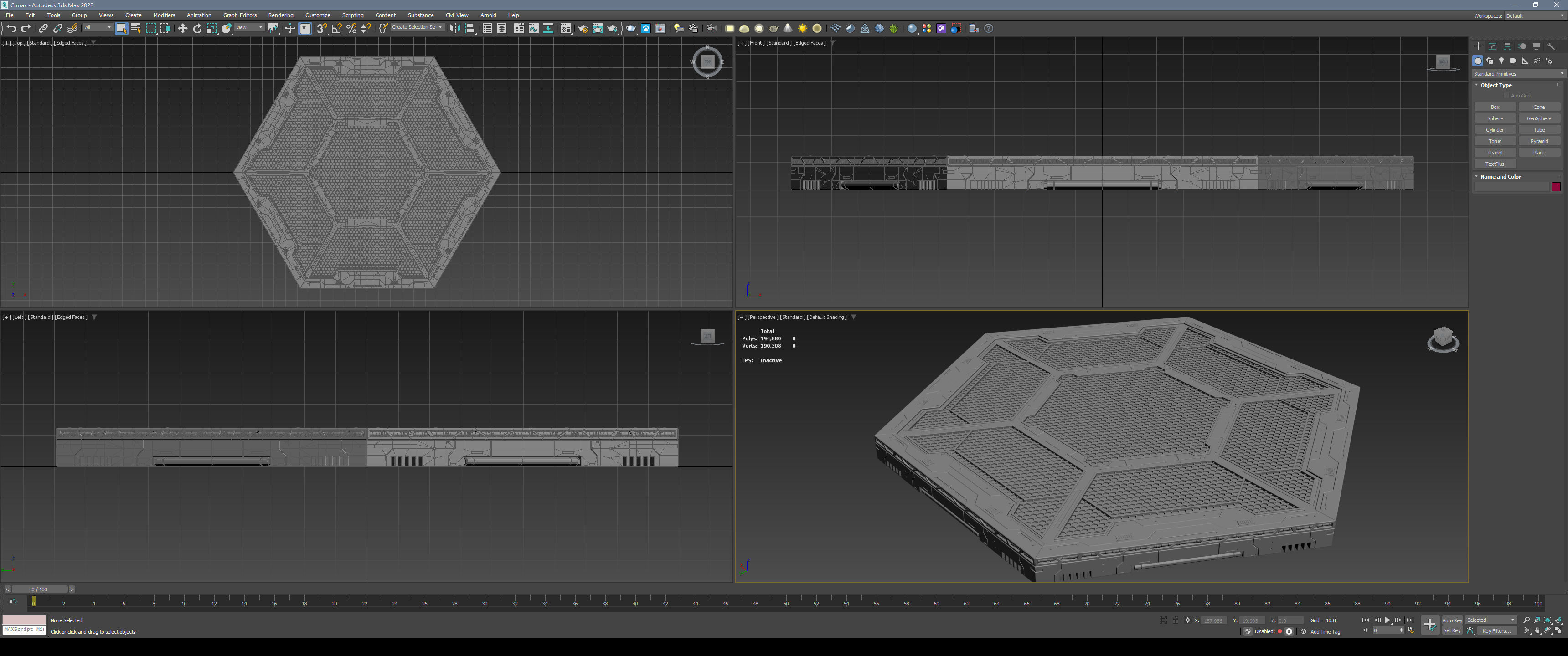 Sci-Fi Kit Free 01 Mecha Platform Free 3D model_3