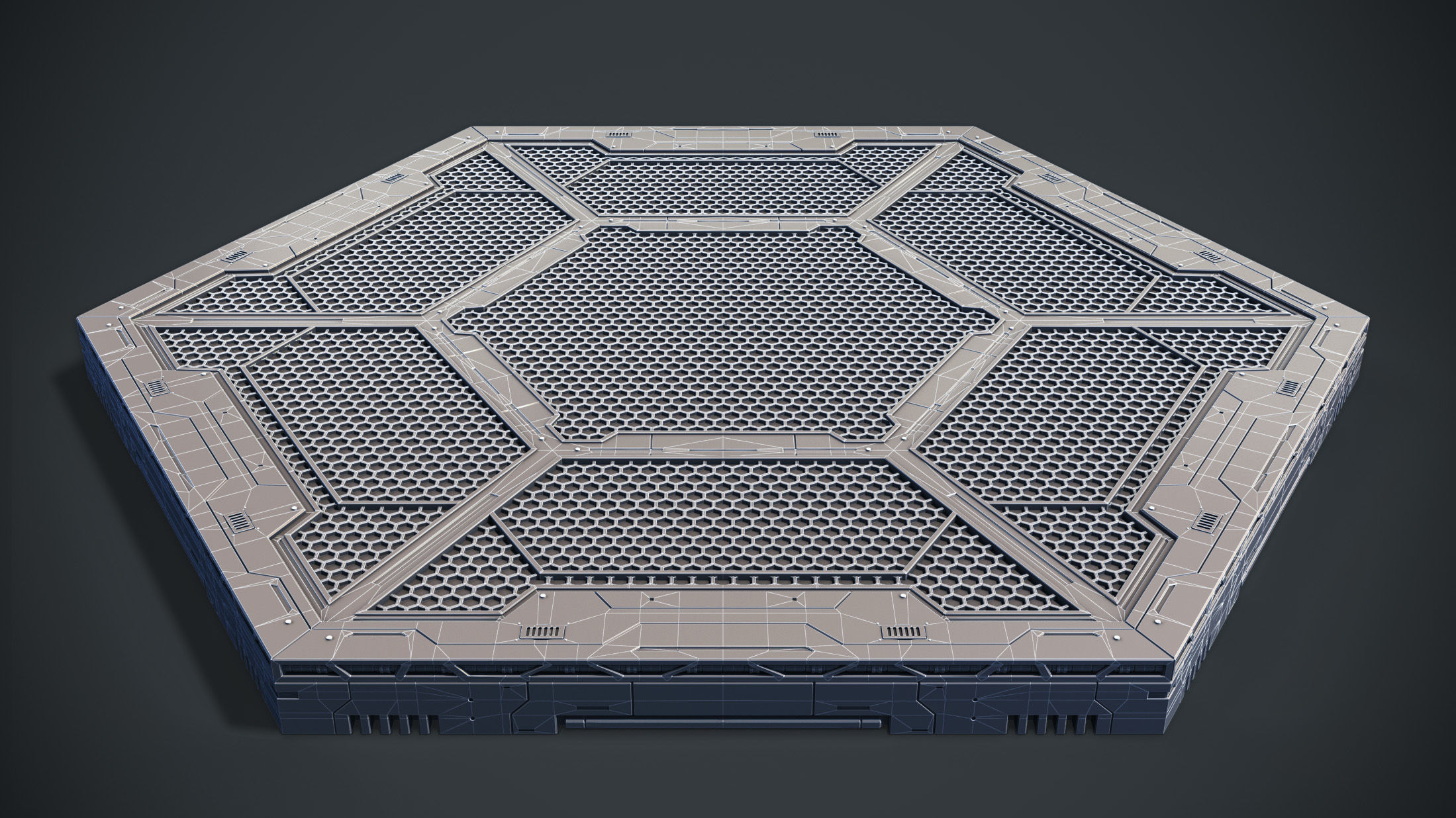 Sci-Fi Kit Free 01 Mecha Platform Free 3D model_1