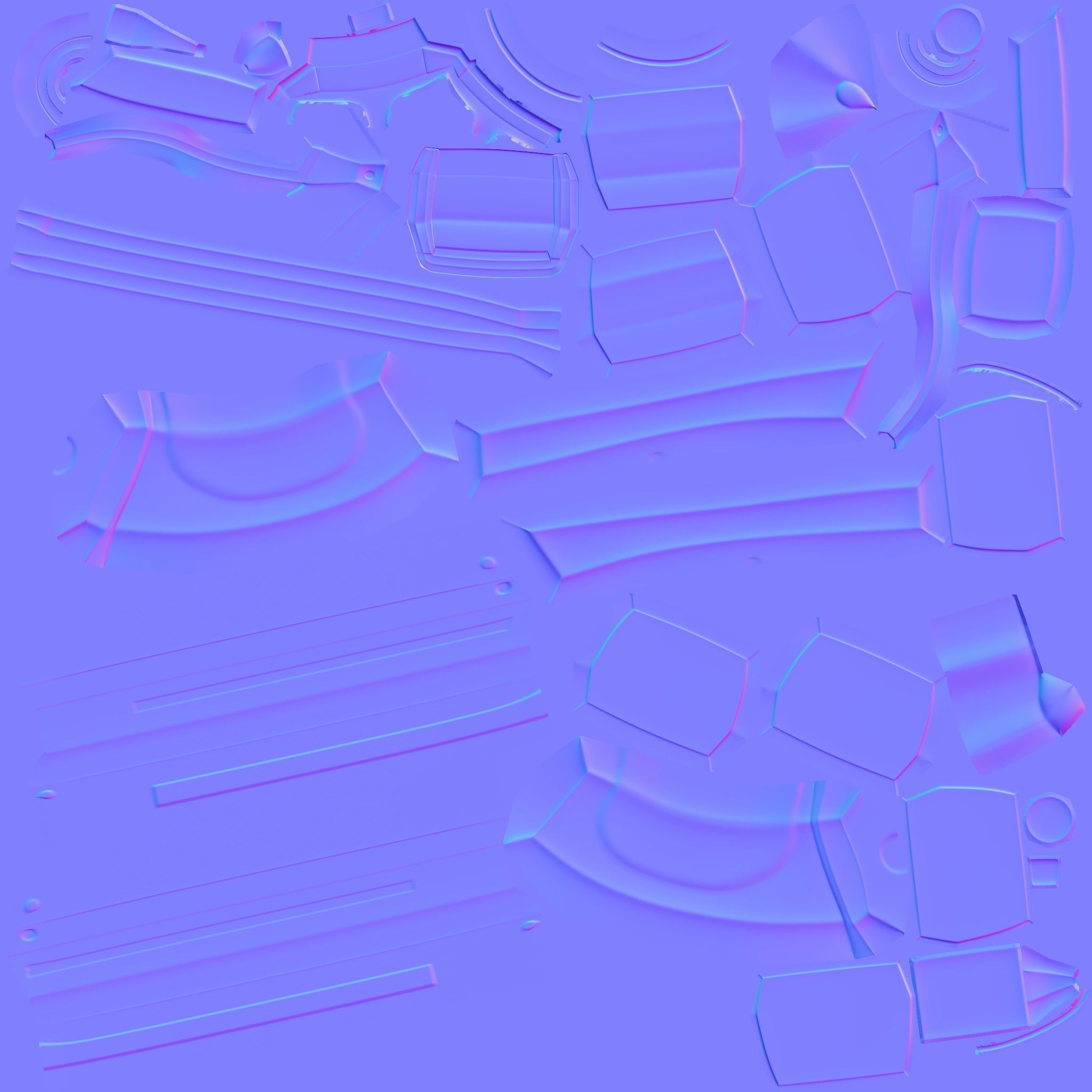 Sci-Fi Short Shotgun - Gun Weaponry - Luxury Low-poly 3D model_19