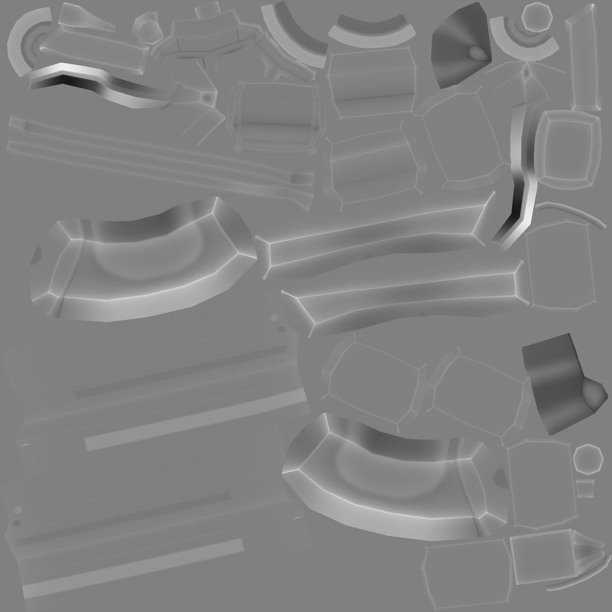 Sci-Fi Short Shotgun - Gun Weaponry - Luxury Low-poly 3D model_16