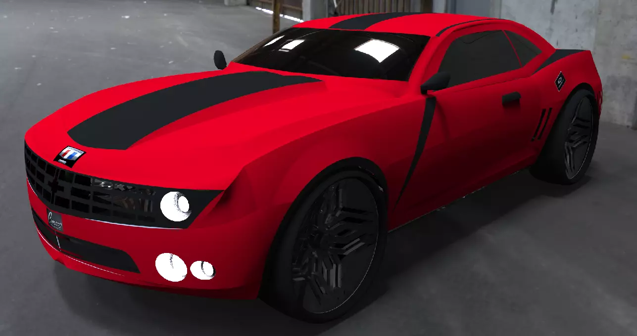 Chevrolet Camaro Concept Car 3D model_0