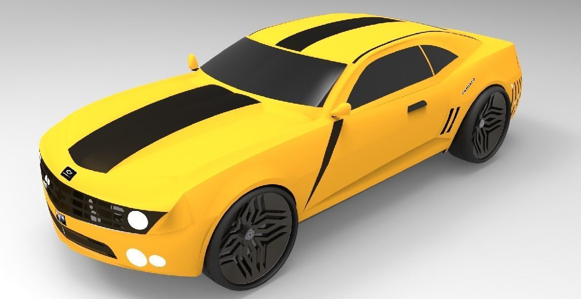 Chevrolet Camaro Concept Car 3D model_2