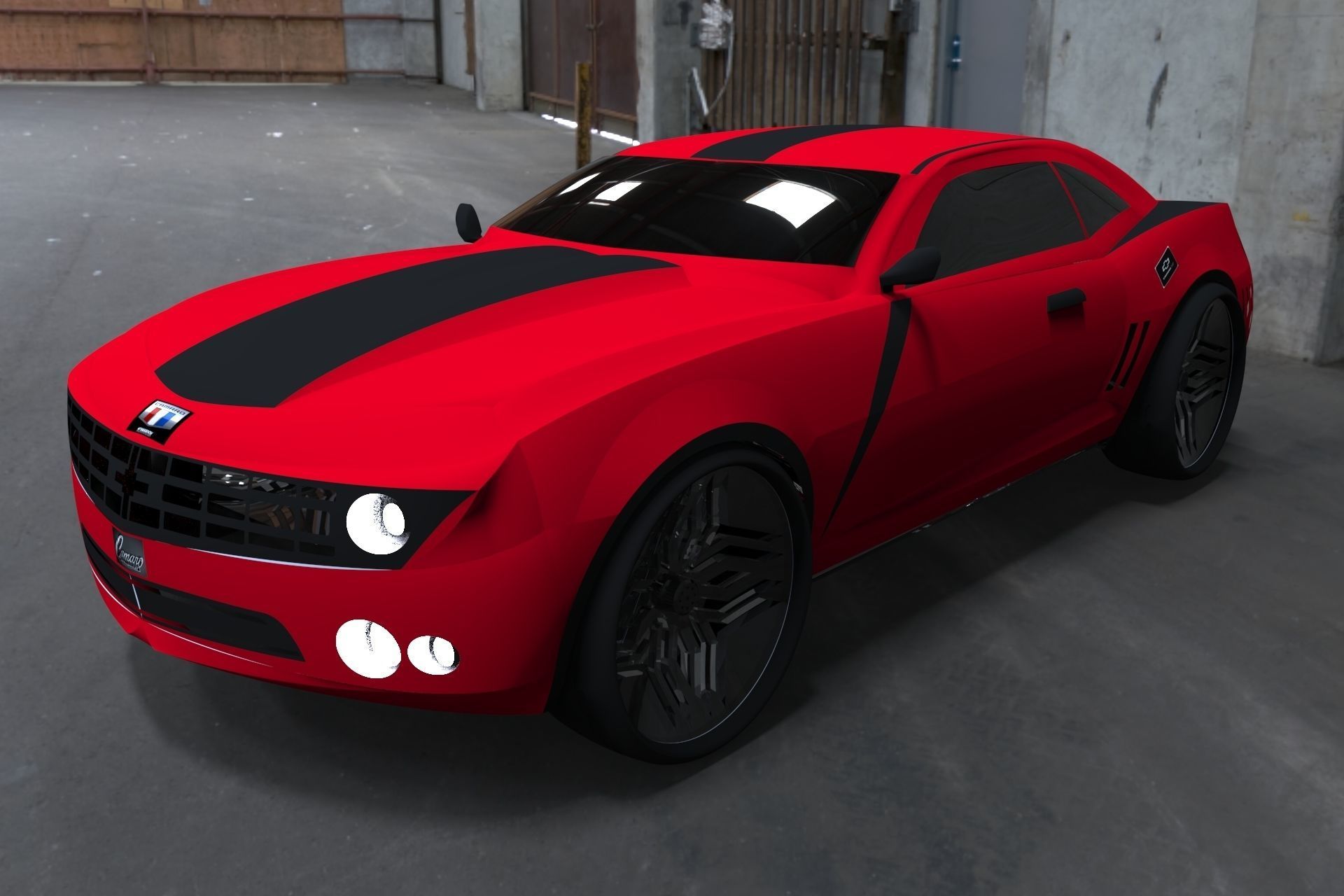 Chevrolet Camaro Concept Car 3D model_12