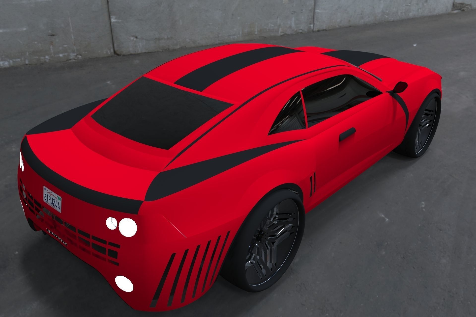 Chevrolet Camaro Concept Car 3D model_1