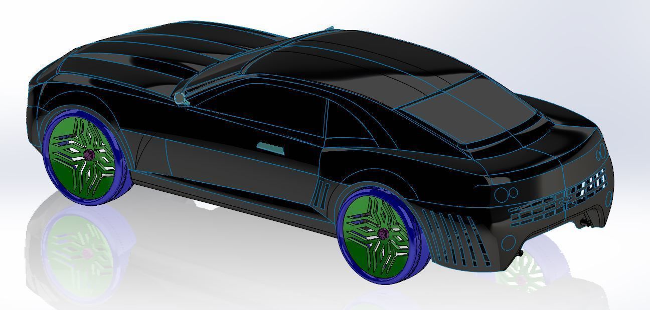 Chevrolet Camaro Concept Car 3D model_6