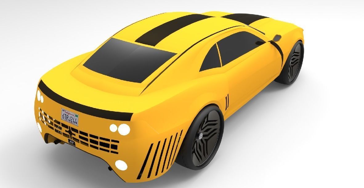 Chevrolet Camaro Concept Car 3D model_3