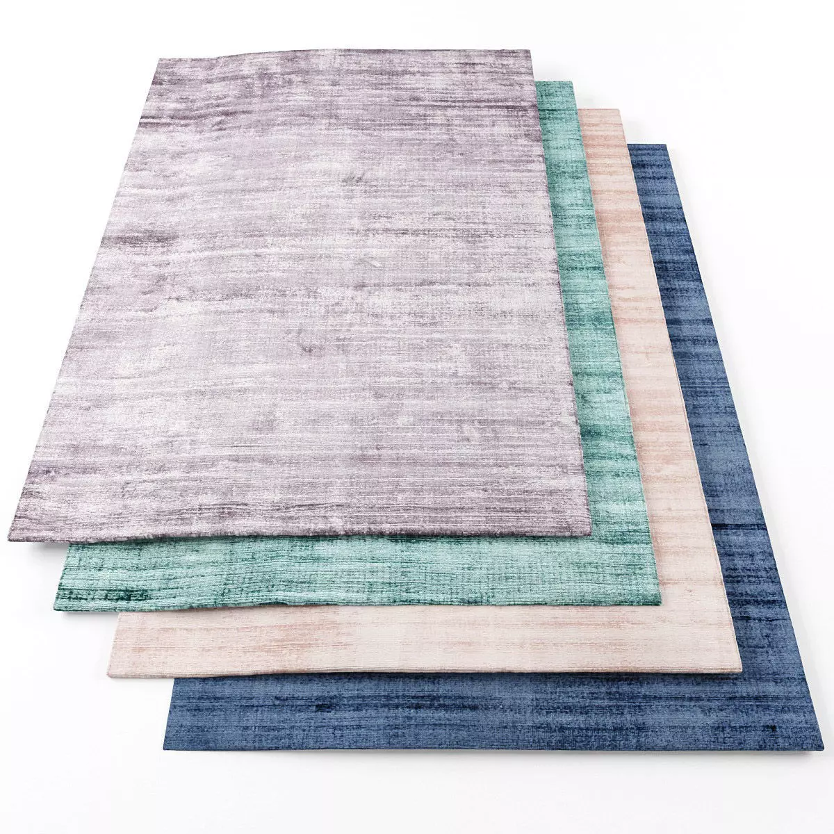 Rugs-1026 three rugs Low-poly 3D model_0