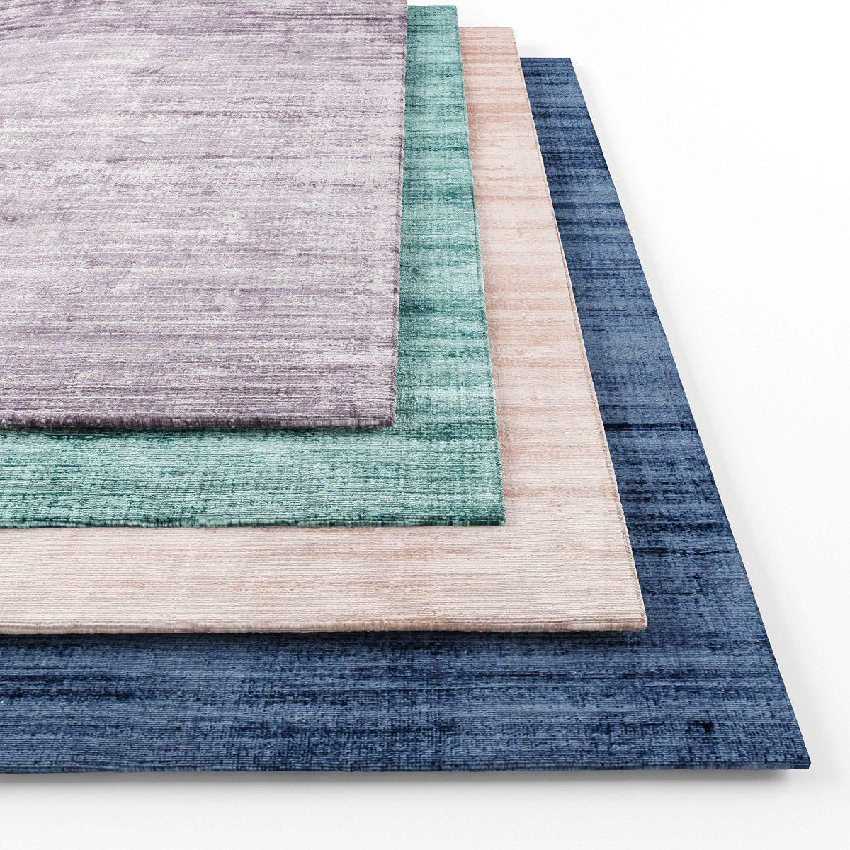 Rugs-1026 three rugs Low-poly 3D model_1