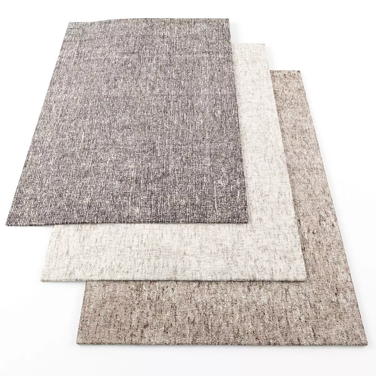 Rugs-1029 three rugs Low-poly 3D model_0